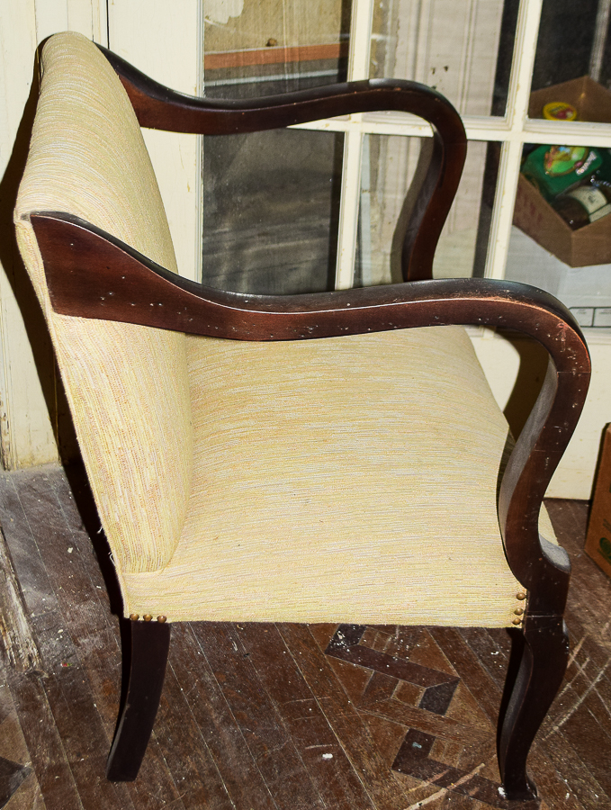 Vintage Upholstered Armchair