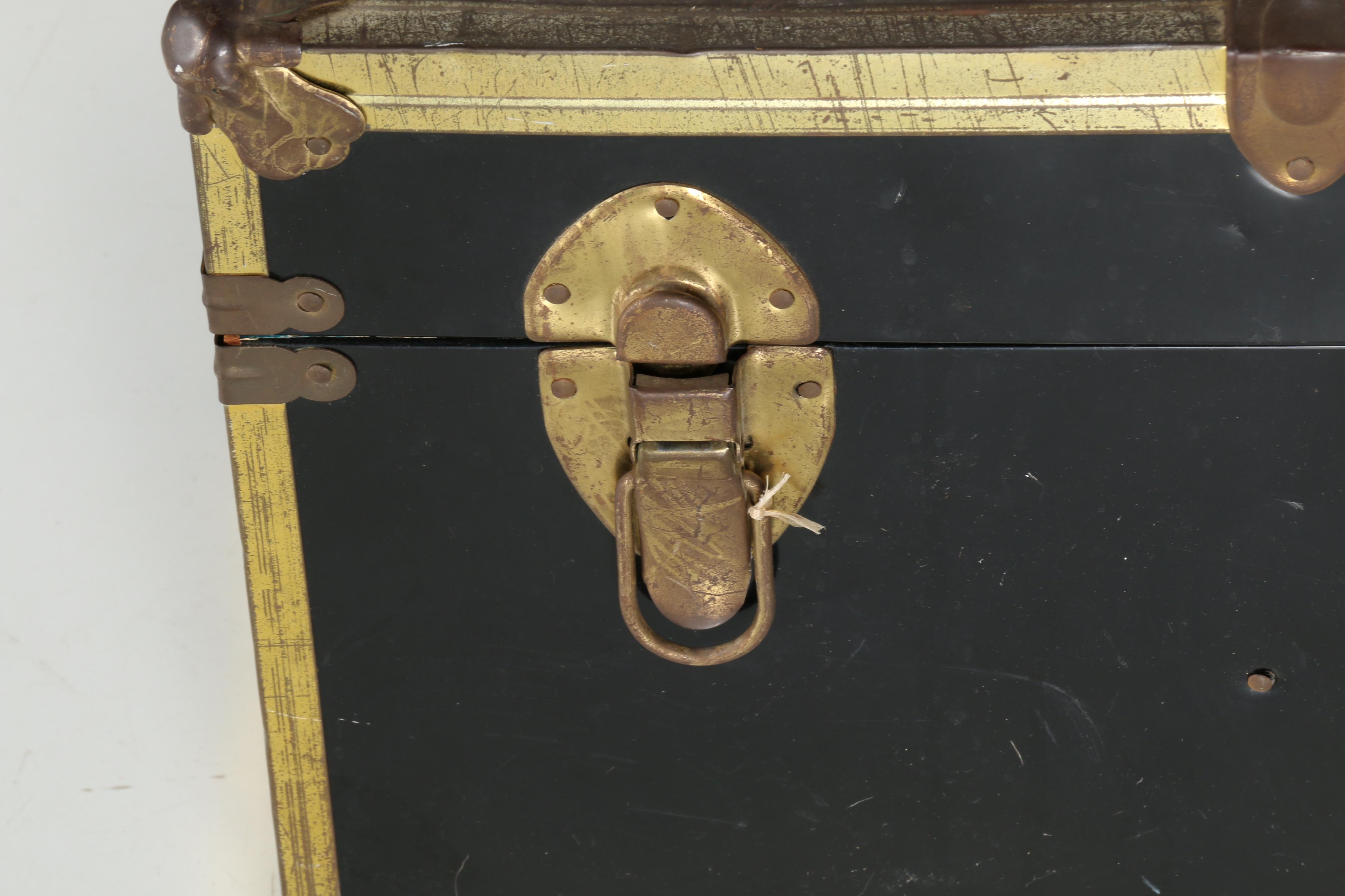 Vintage Metal Footlocker