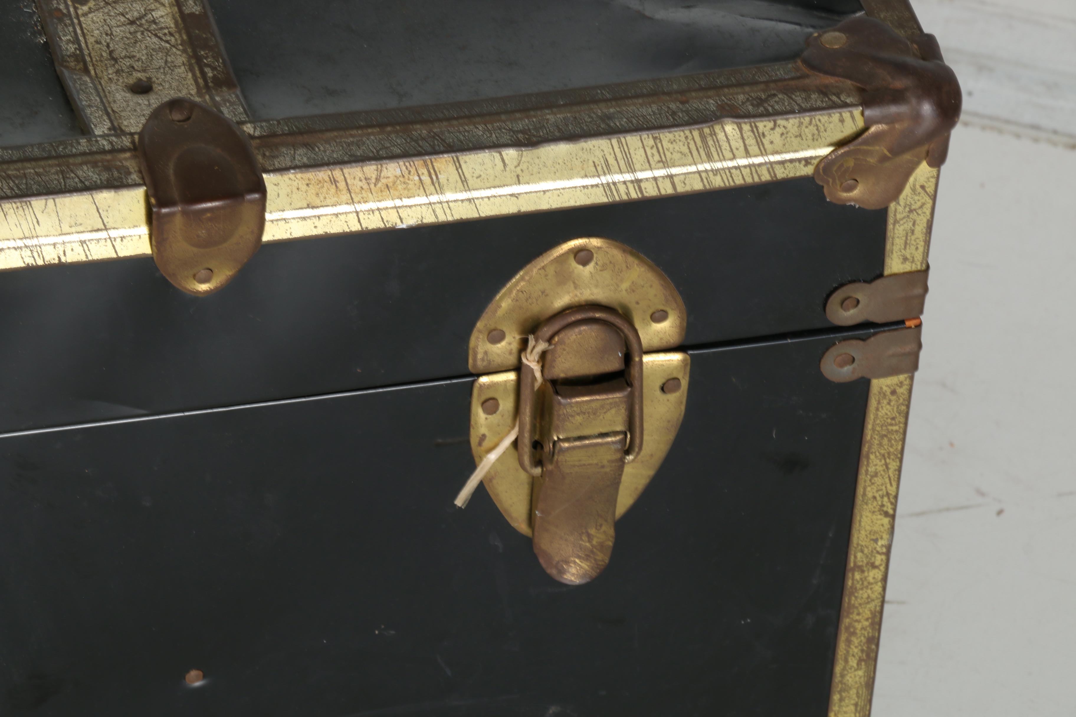 Vintage Metal Footlocker