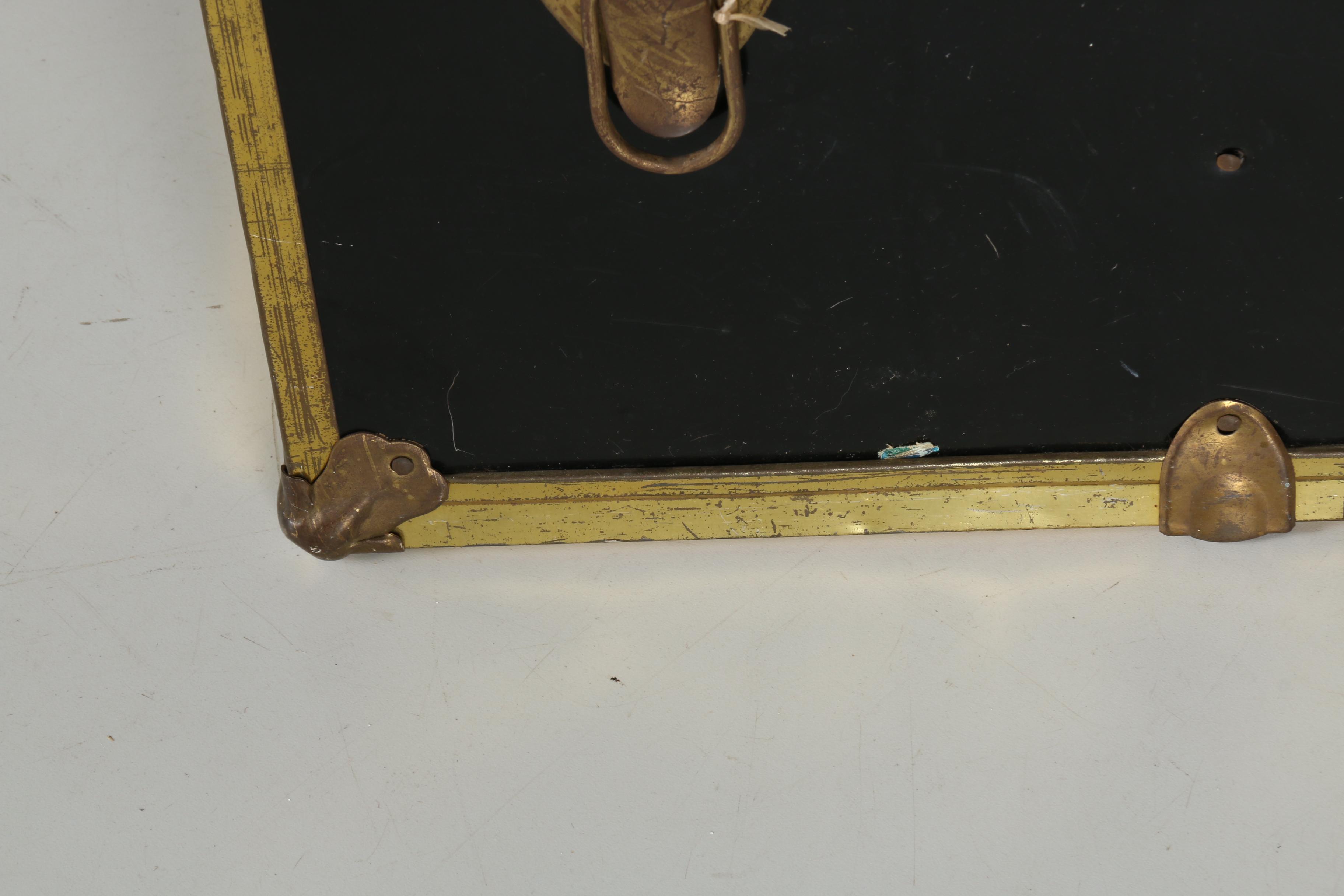 Vintage Metal Footlocker