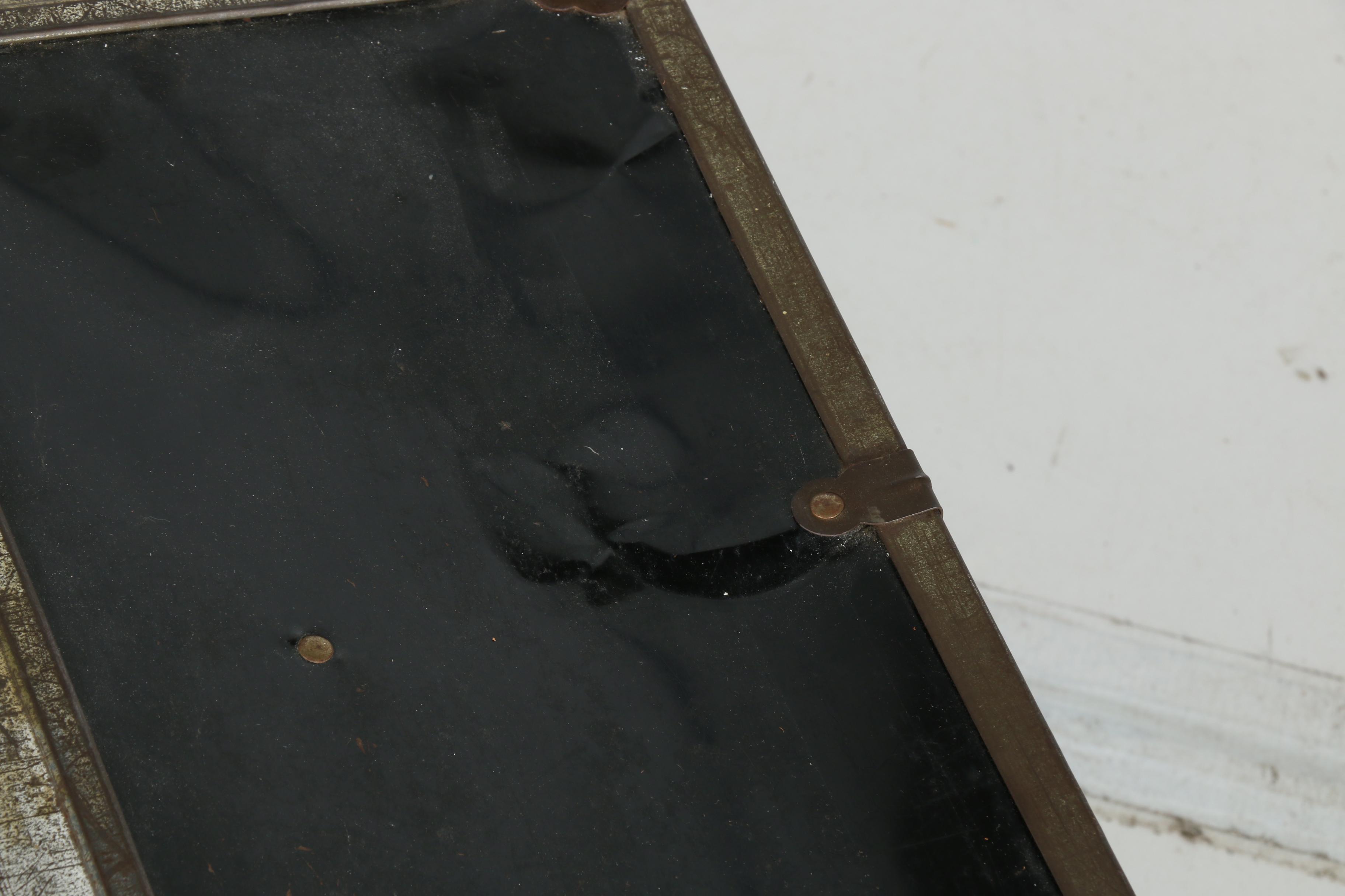 Vintage Metal Footlocker