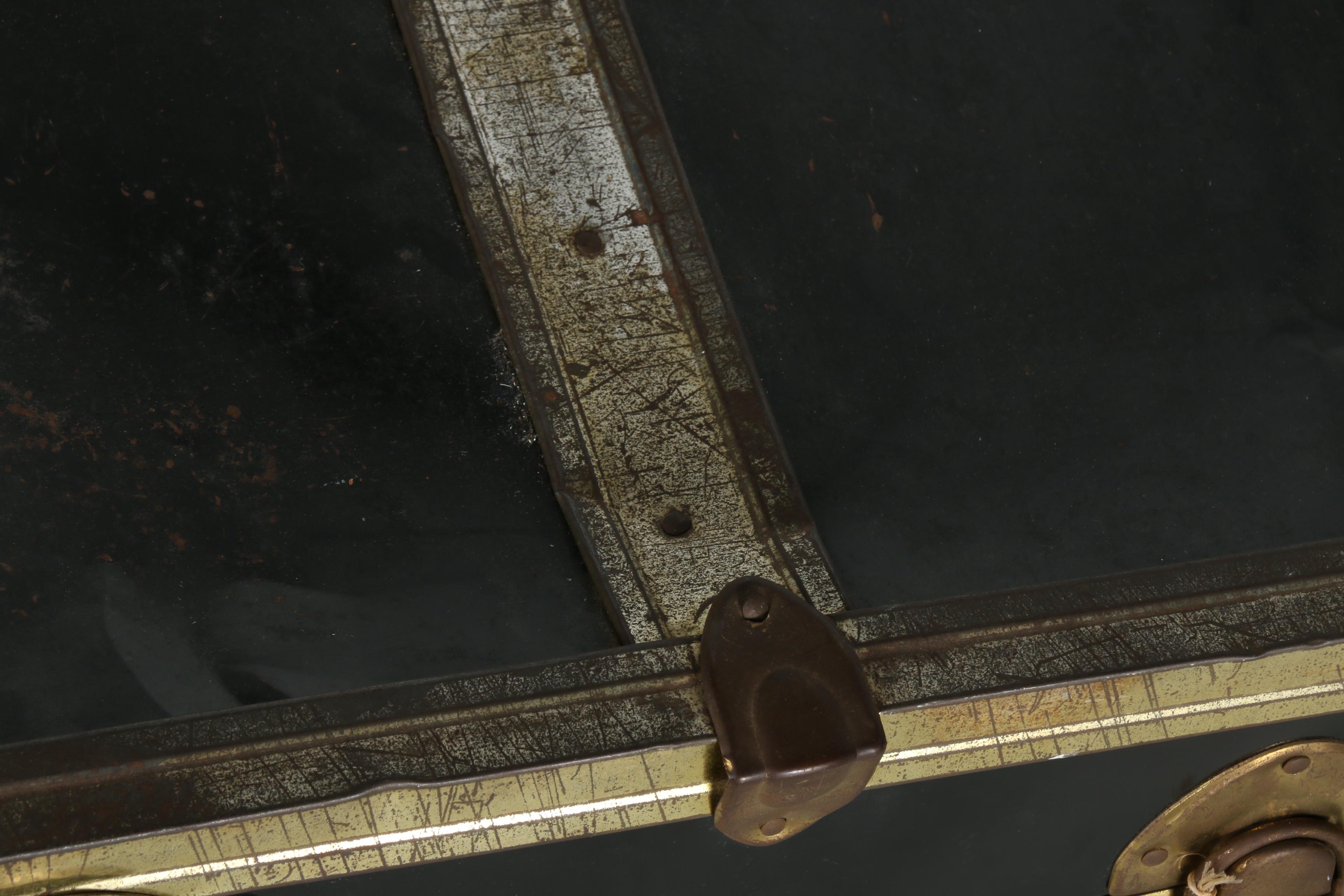 Vintage Metal Footlocker