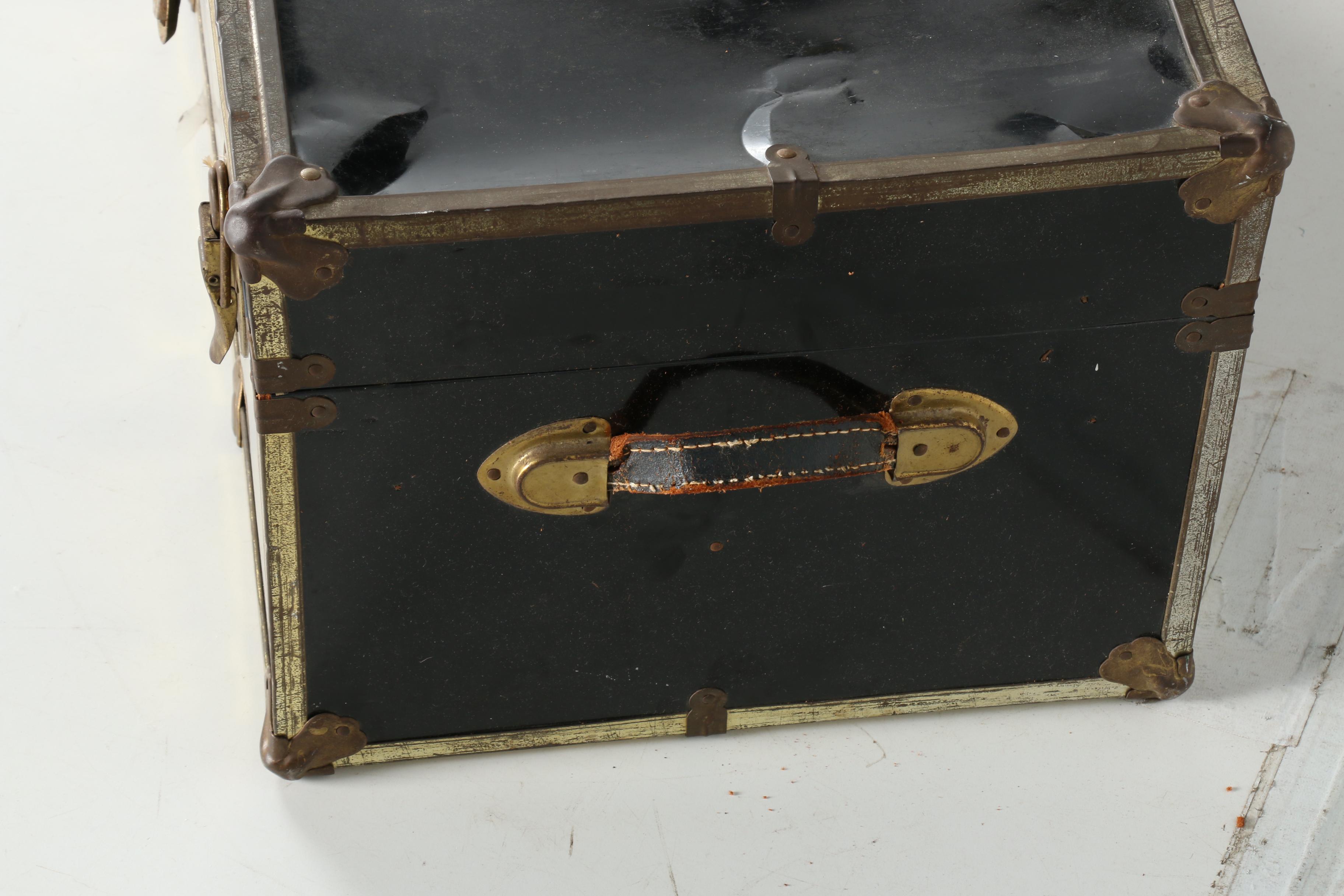 Vintage Metal Footlocker