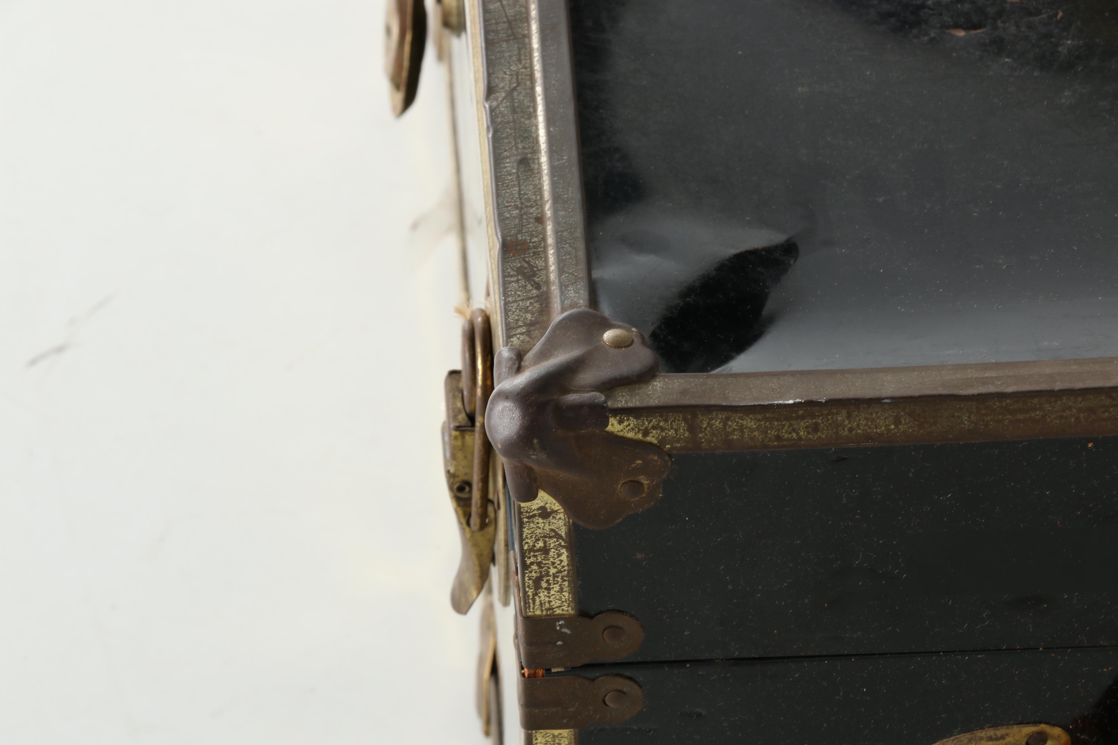 Vintage Metal Footlocker