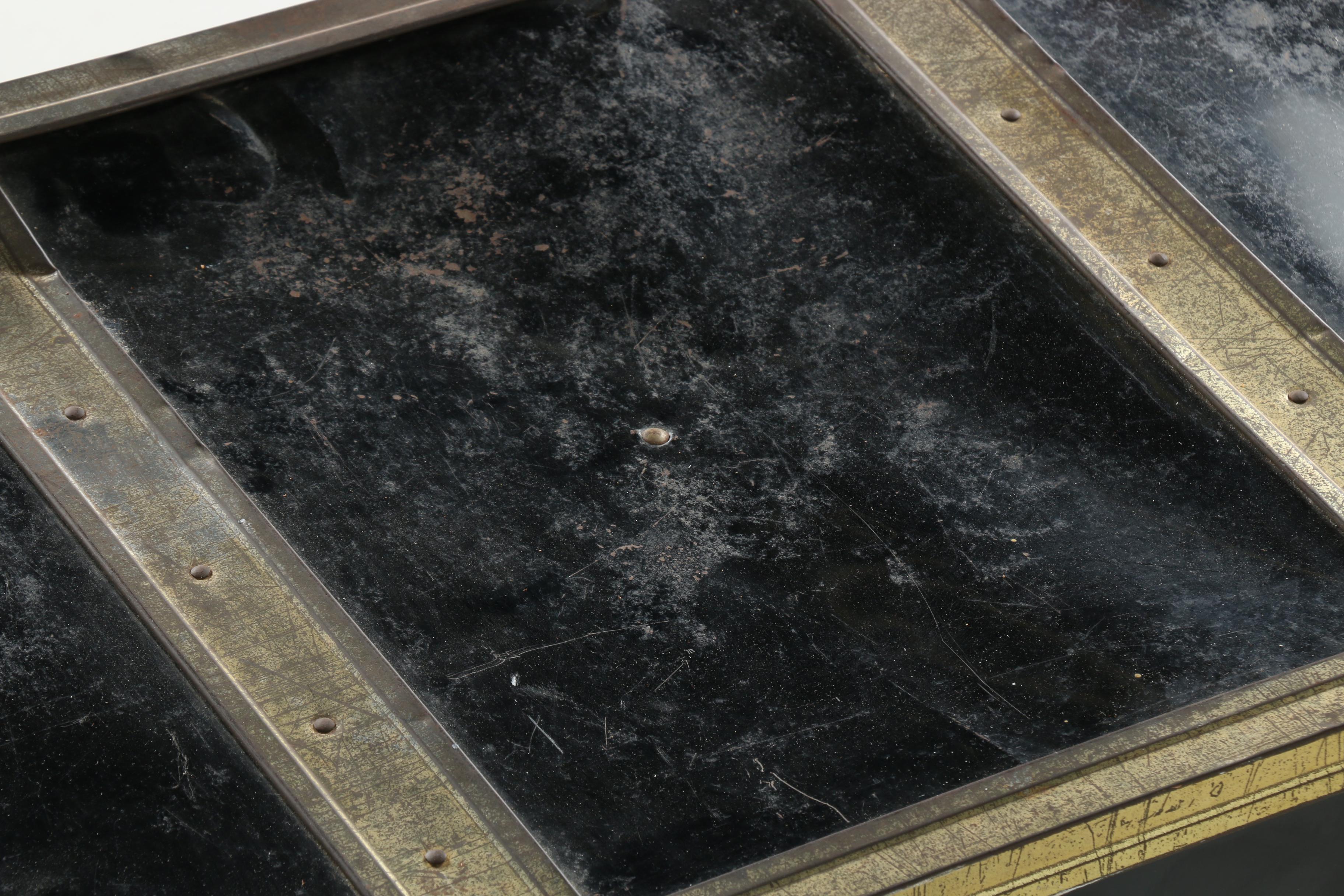 Vintage Metal Footlocker