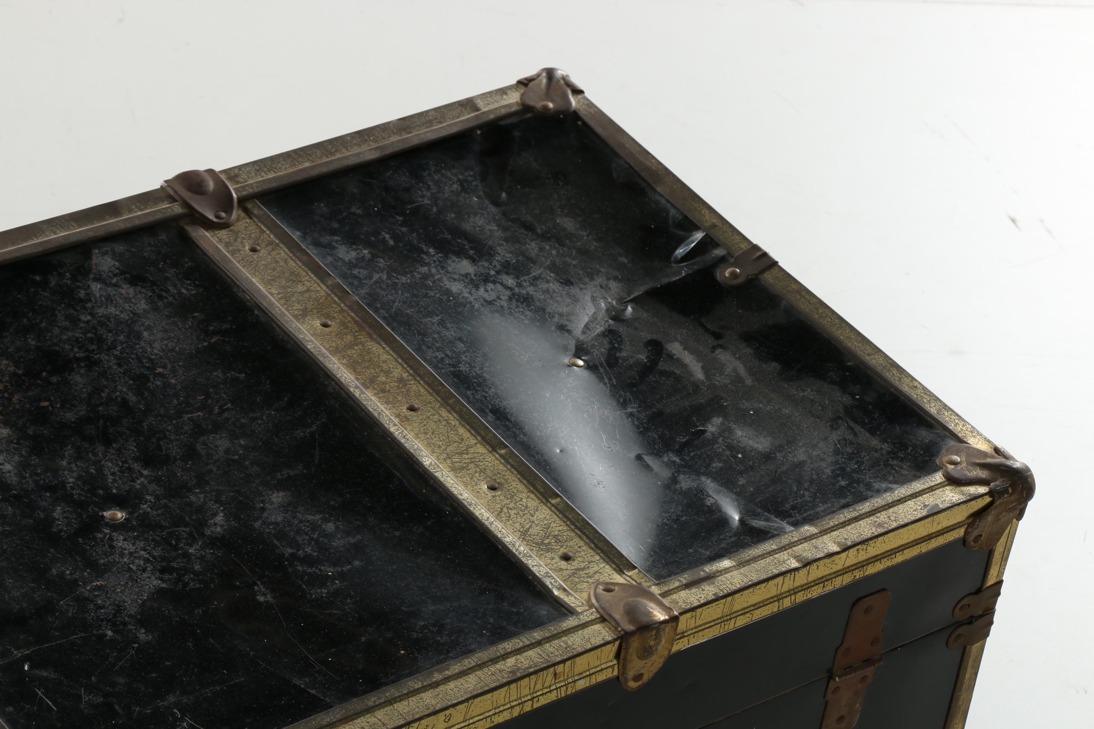 Vintage Metal Footlocker