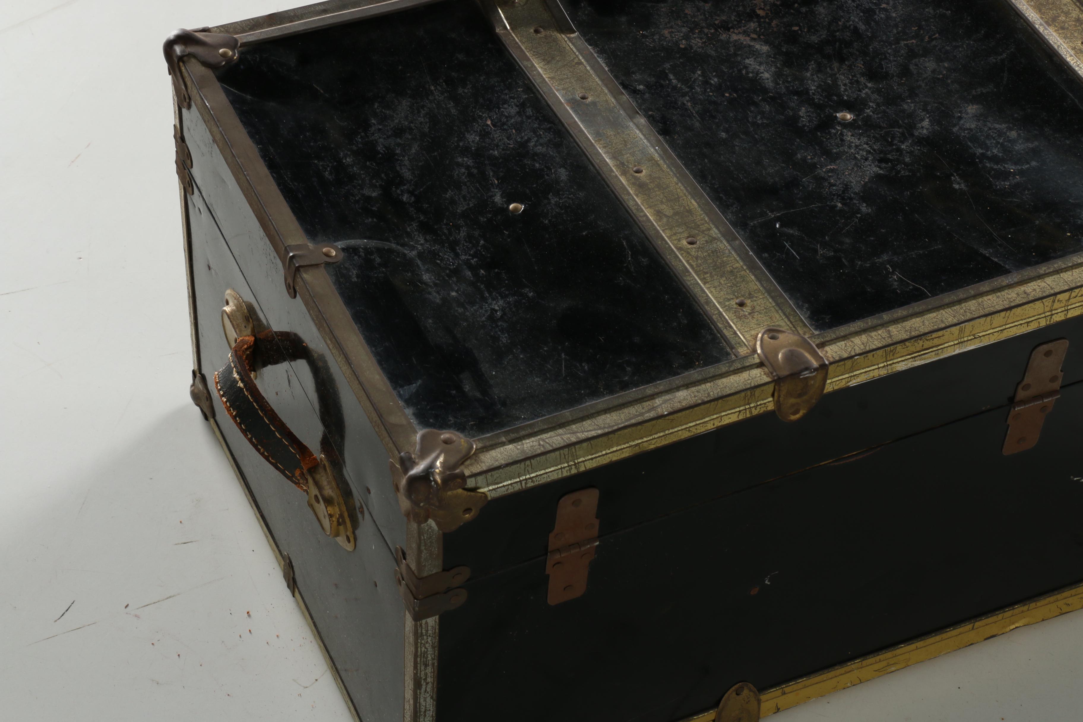 Vintage Metal Footlocker