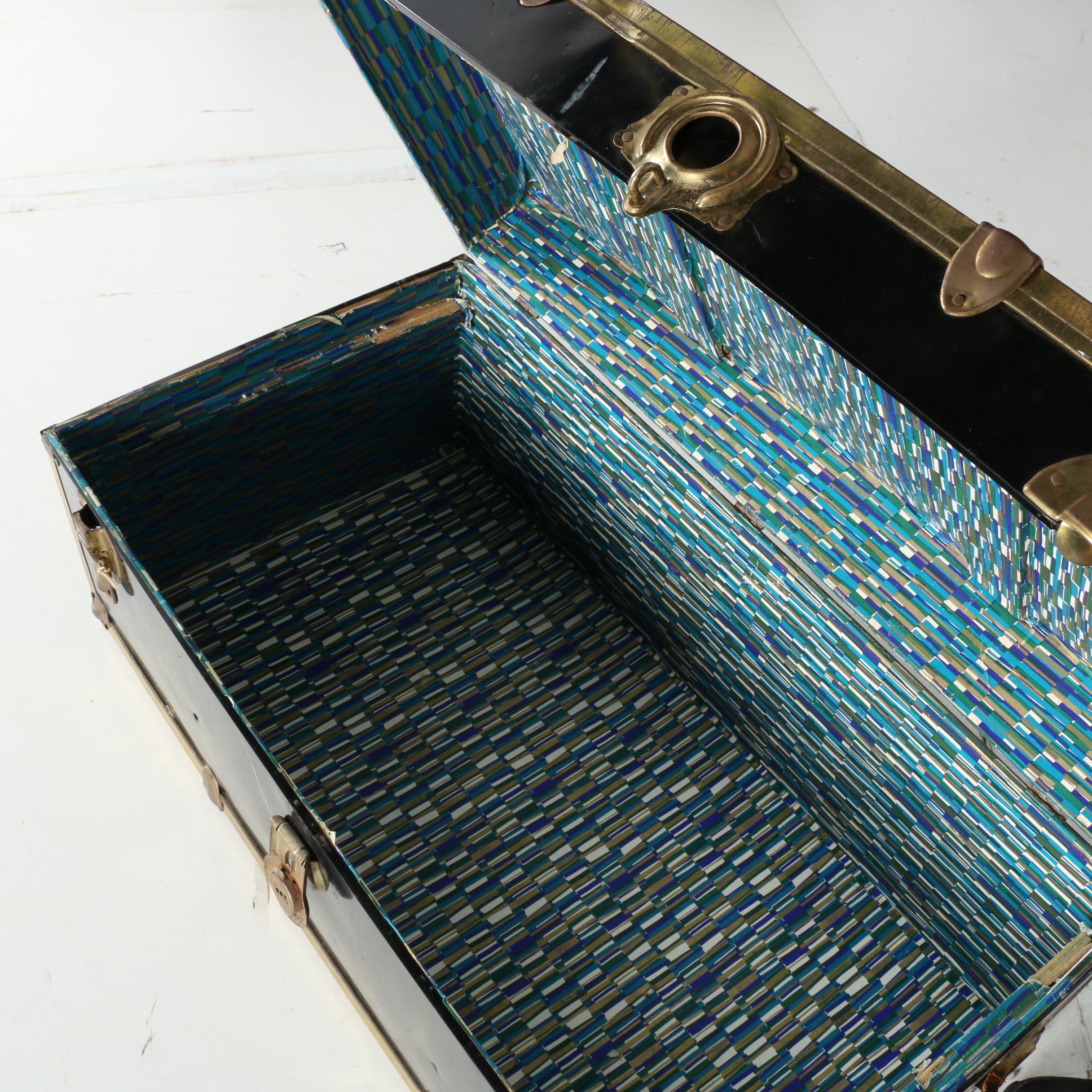 Vintage Metal Footlocker