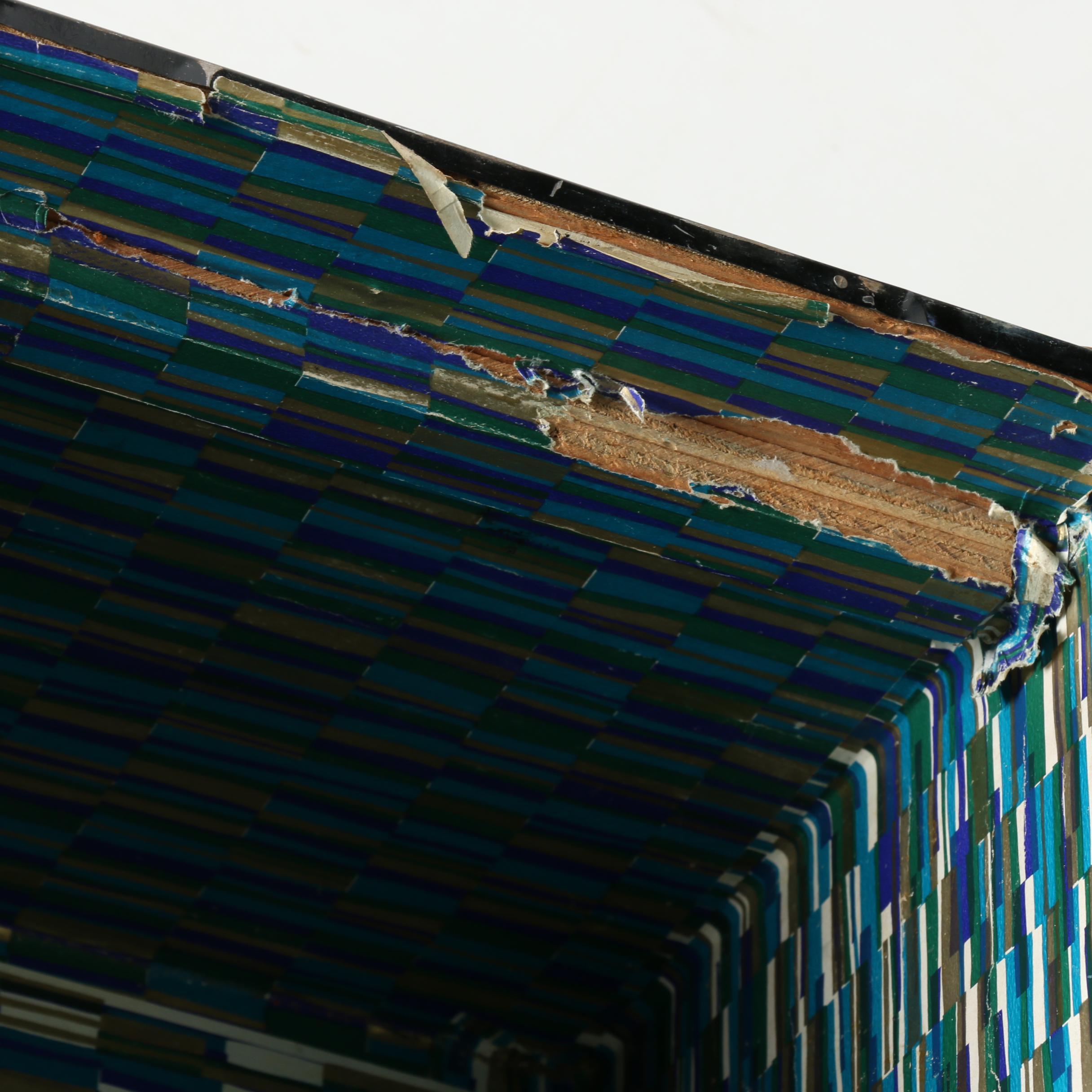 Vintage Metal Footlocker