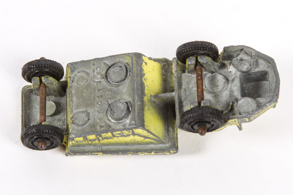 Vintage Die-Cast Toy Cars and Trailer