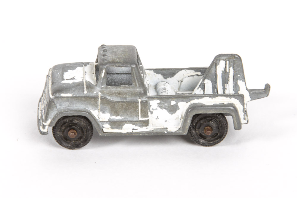 Vintage Die-Cast Toy Cars and Trailer