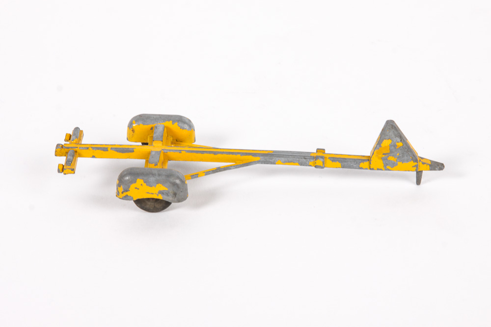 Vintage Die-Cast Toy Cars and Trailer