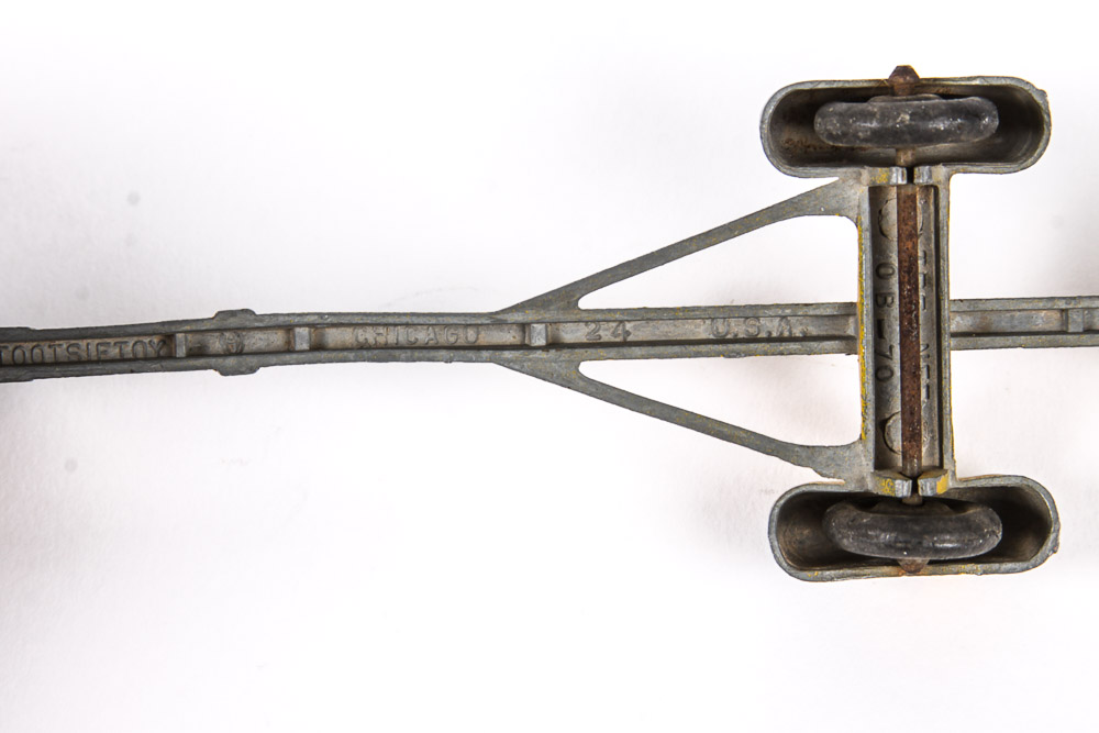 Vintage Die-Cast Toy Cars and Trailer