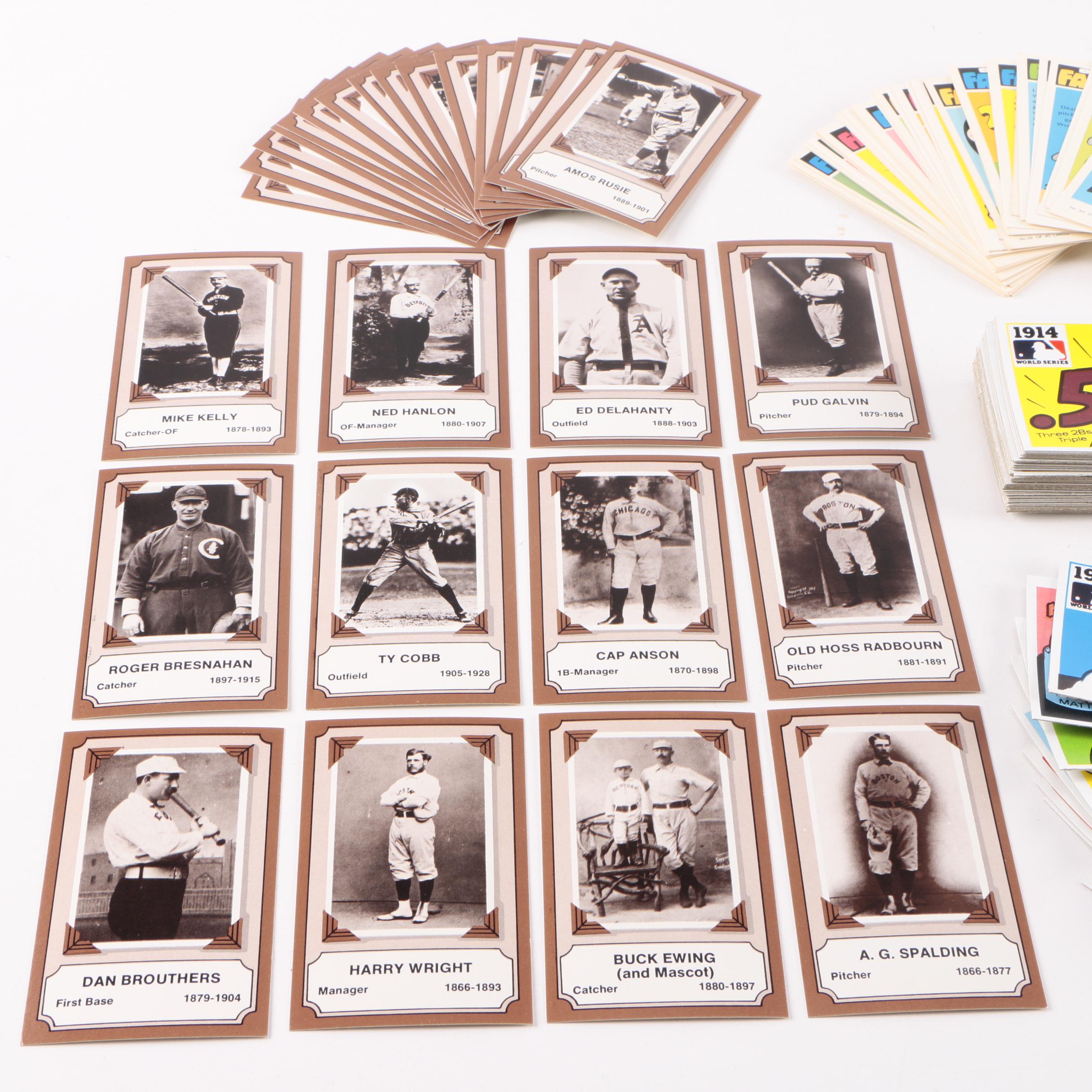 Assortment of Fleer Baseball Cards