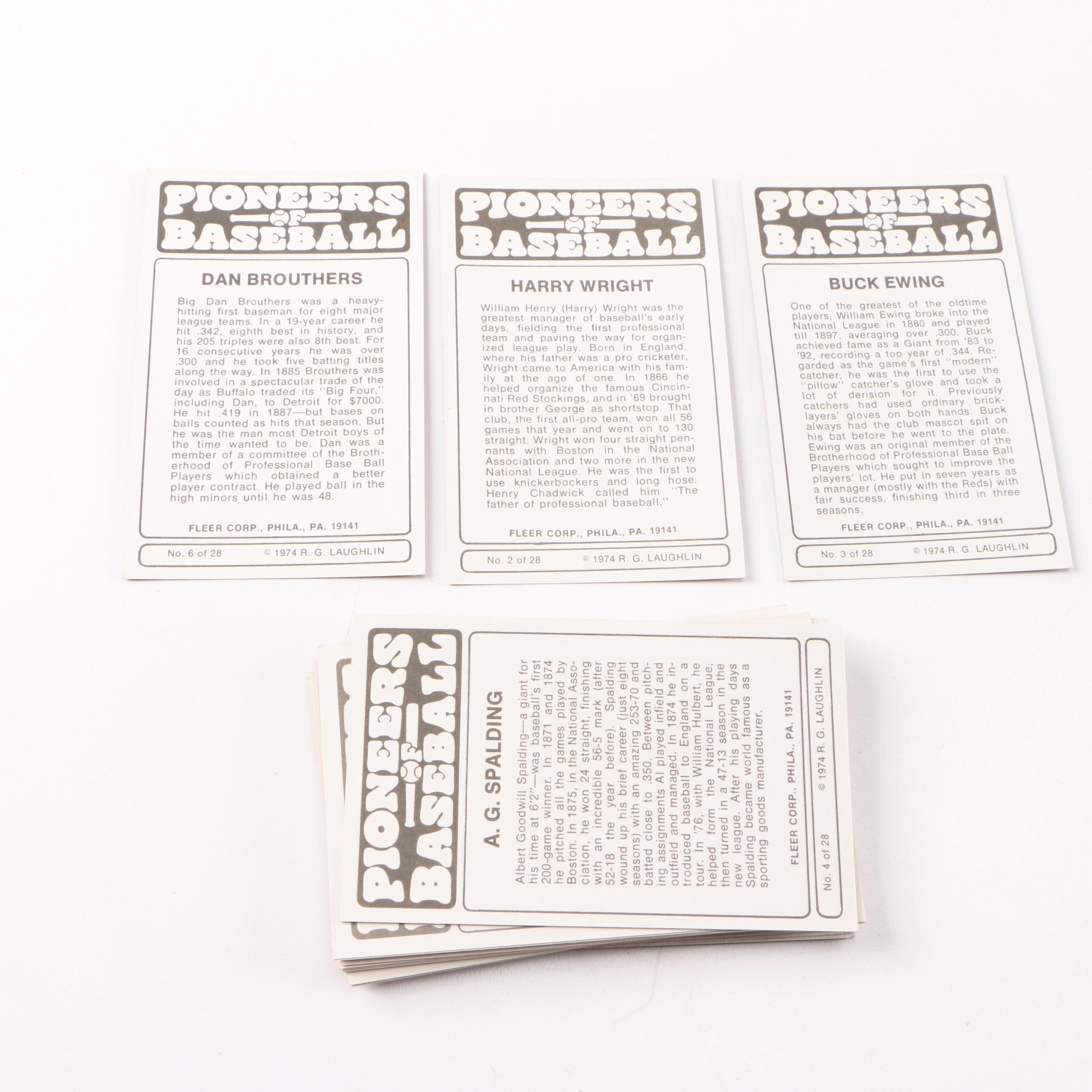 Assortment of Fleer Baseball Cards