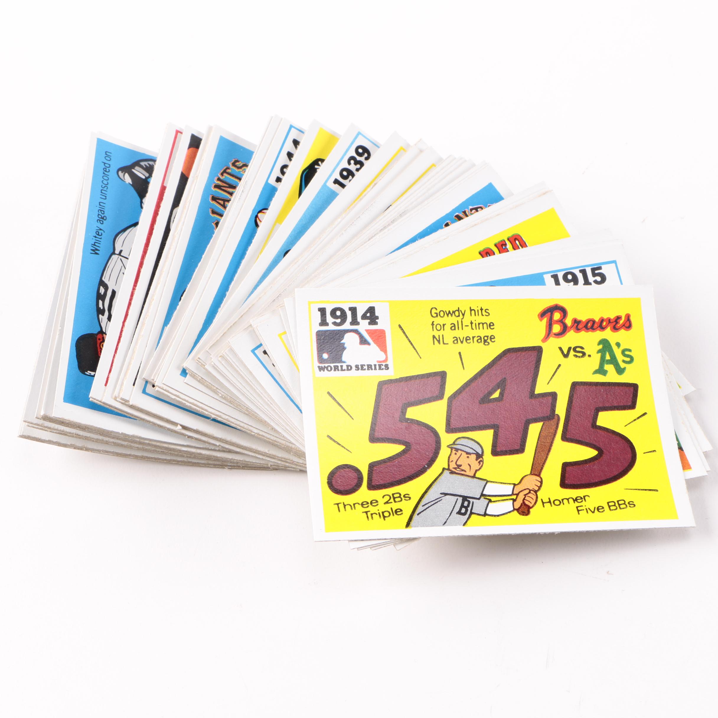 Assortment of Fleer Baseball Cards