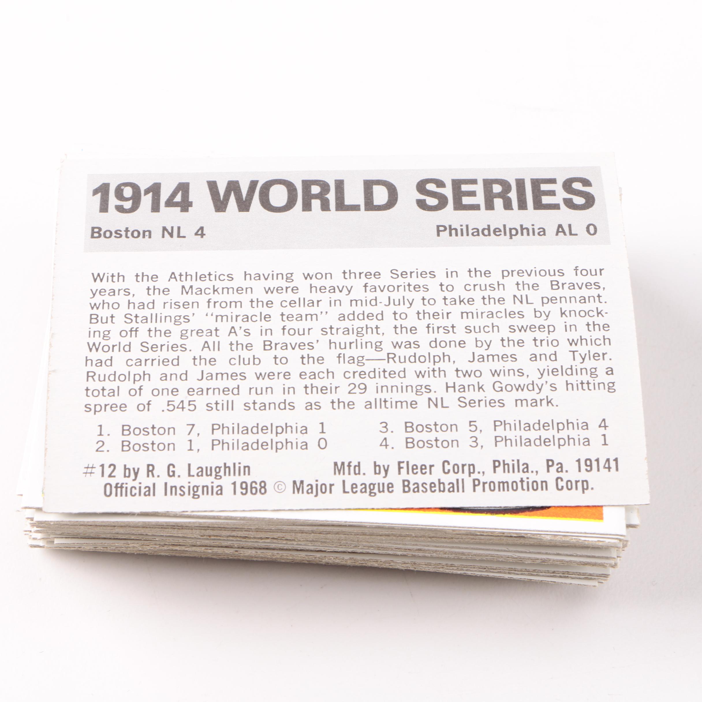 Assortment of Fleer Baseball Cards