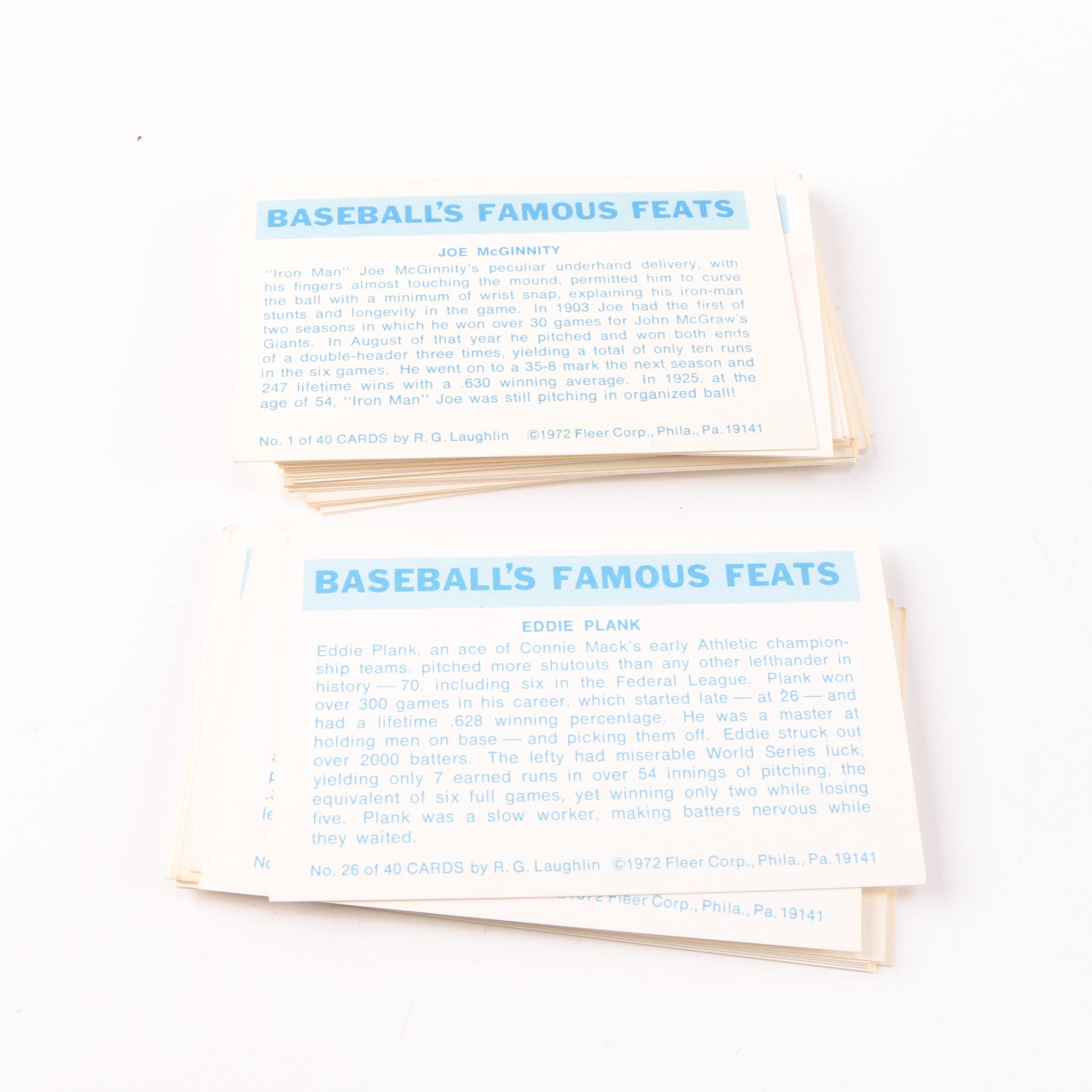 Assortment of Fleer Baseball Cards