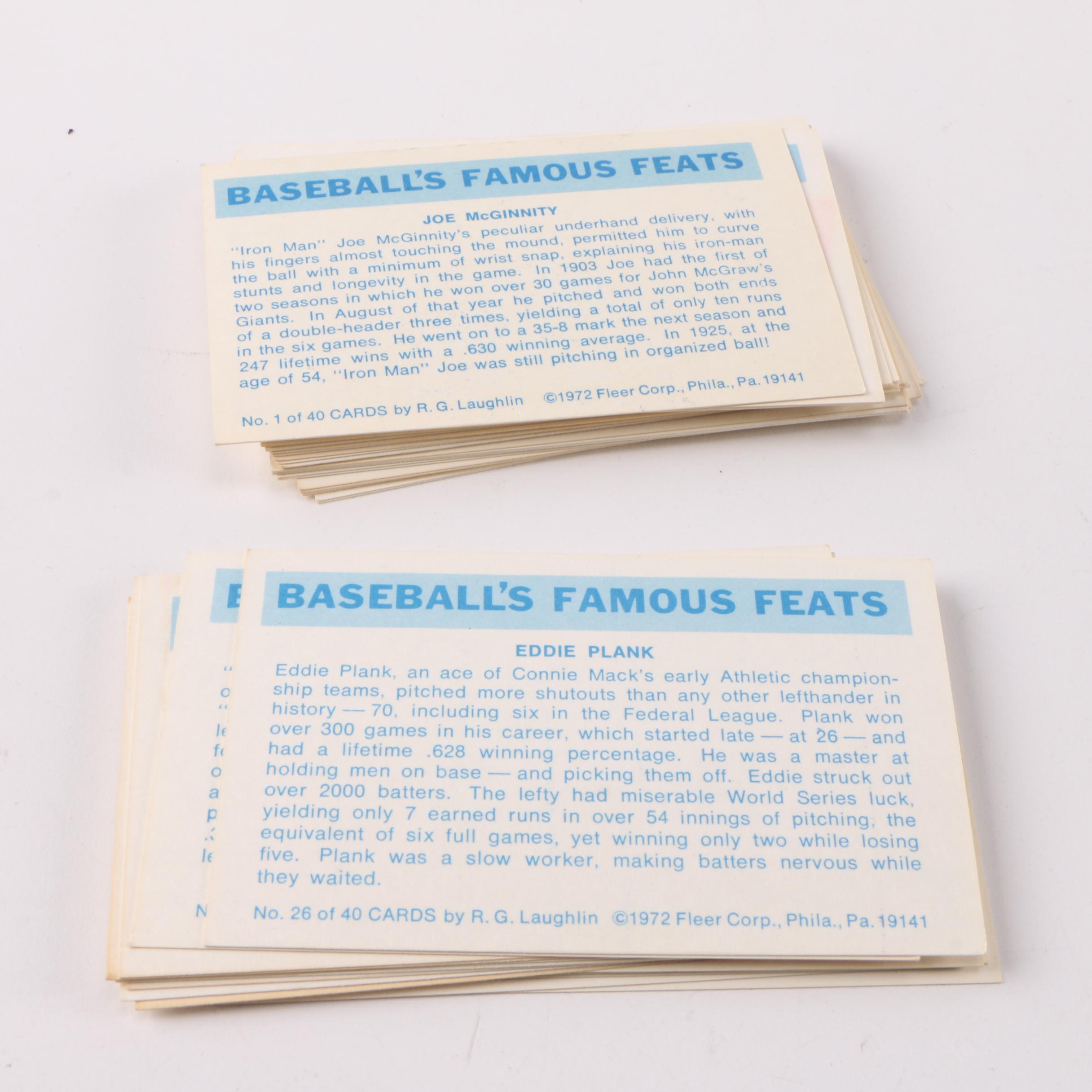 Assortment of Fleer Baseball Cards