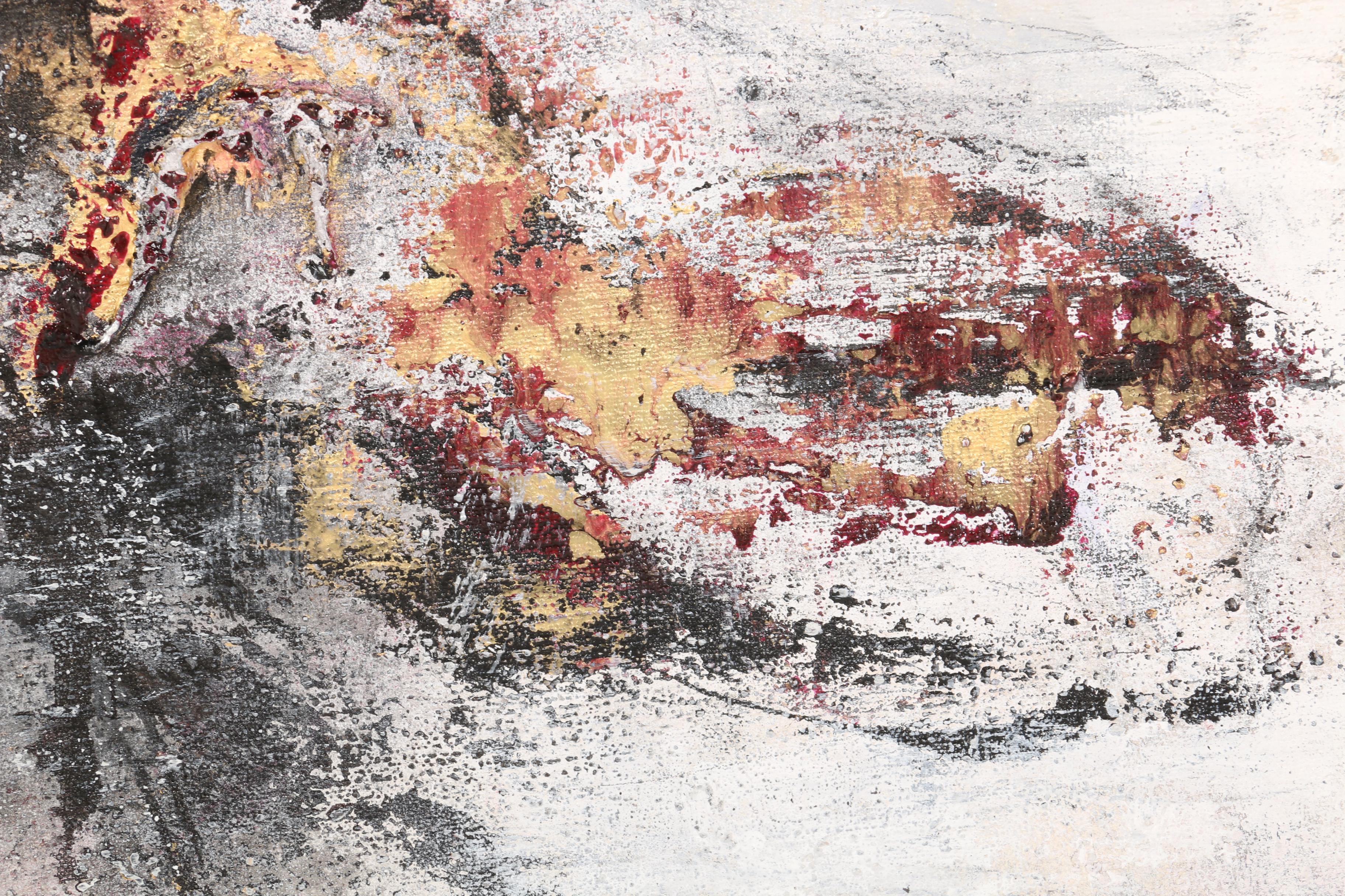 Wyatt Tan Mixed Media on Canvas Abstract Paintings