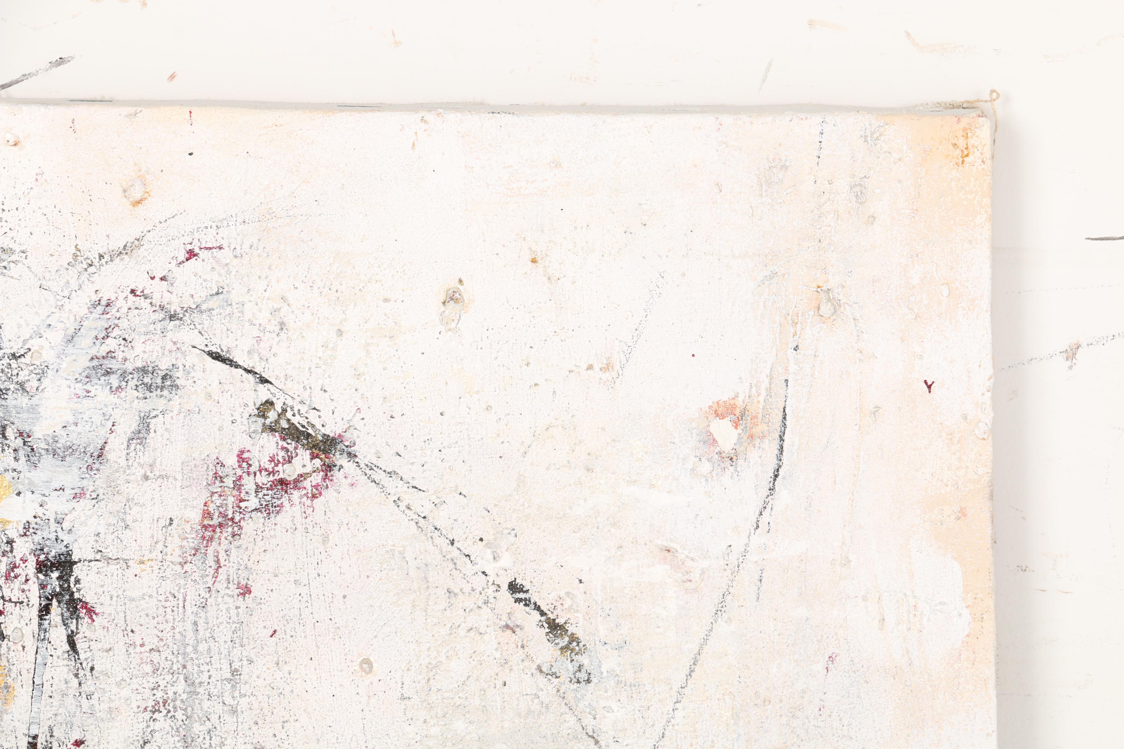 Wyatt Tan Mixed Media on Canvas Abstract Paintings