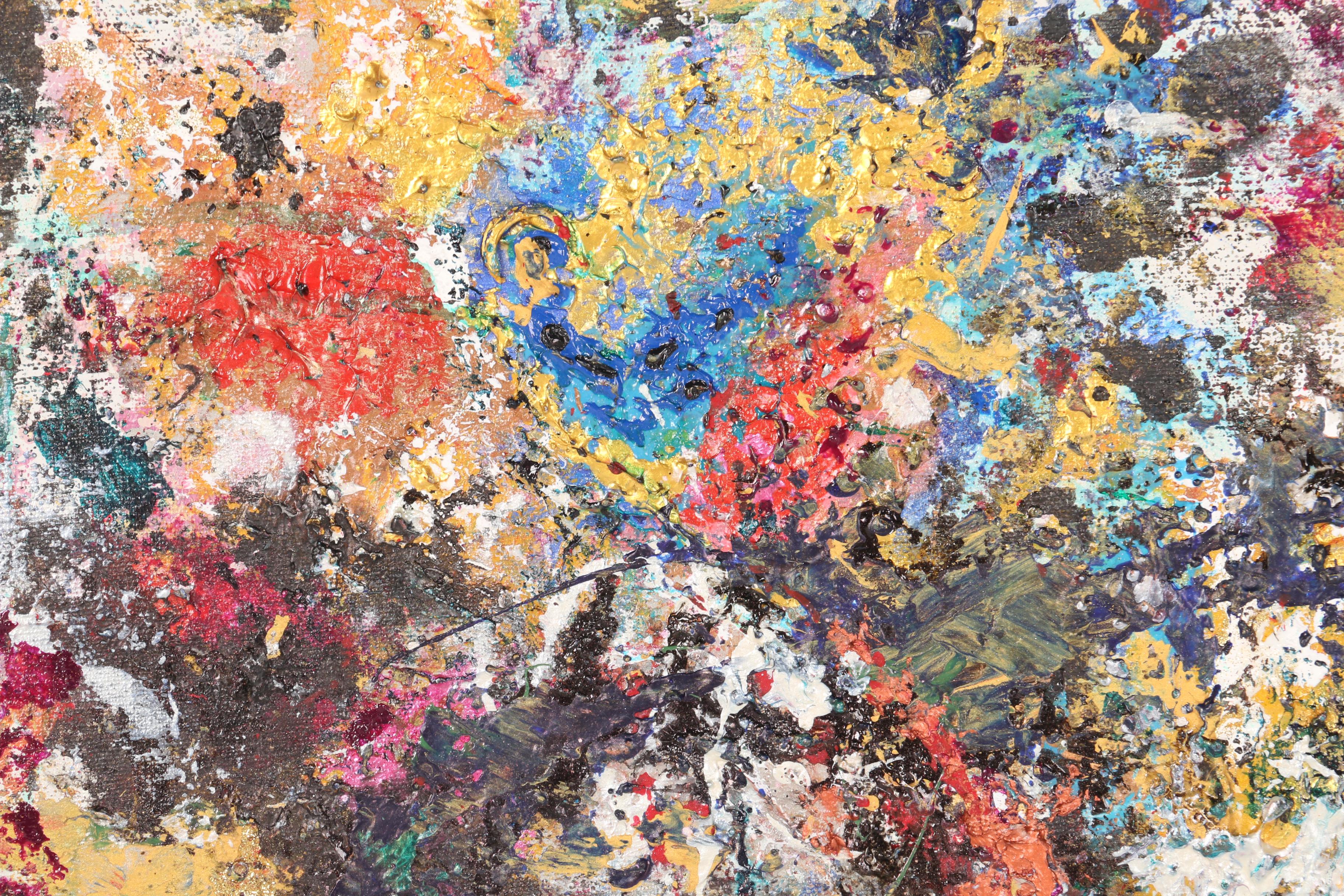 Wyatt Tan Mixed Media on Canvas Abstract Paintings