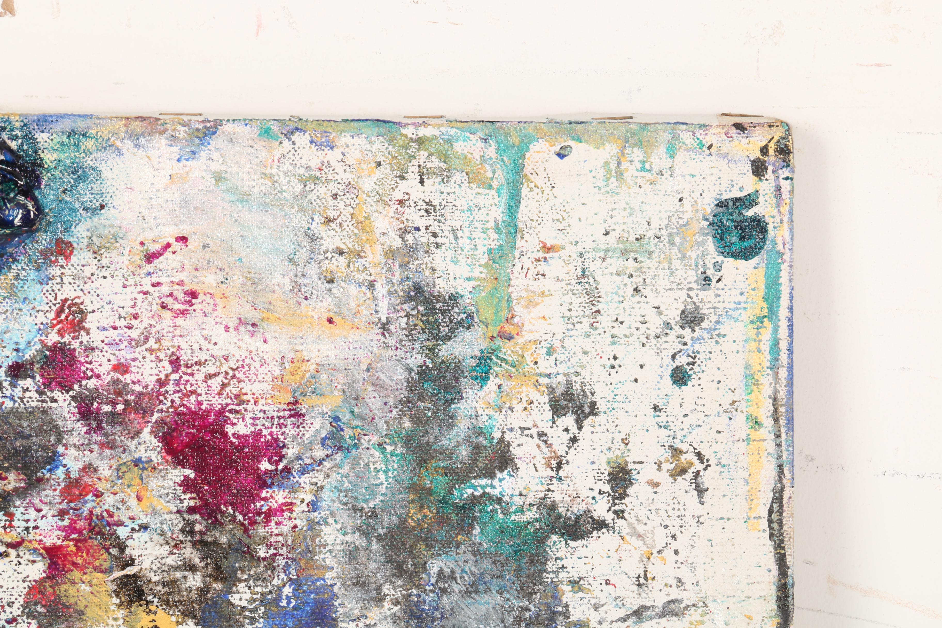 Wyatt Tan Mixed Media on Canvas Abstract Paintings