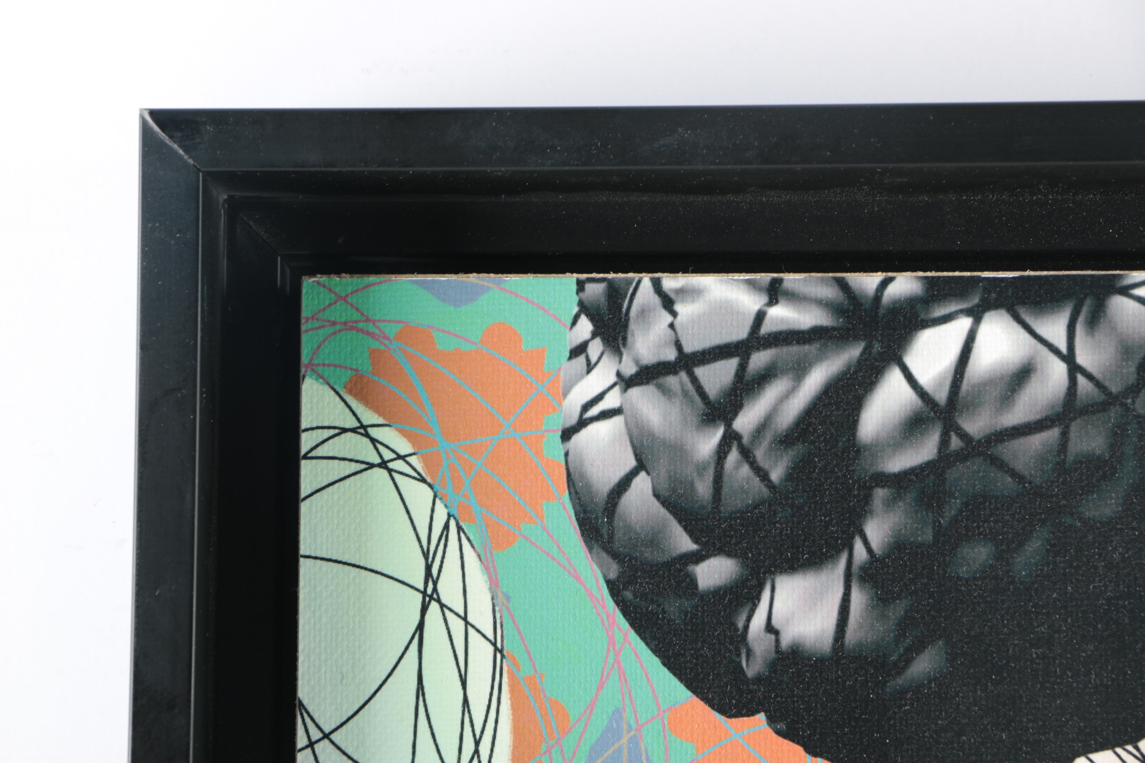 Carl Van Brunt Mixed Media on Board "What's Up?"