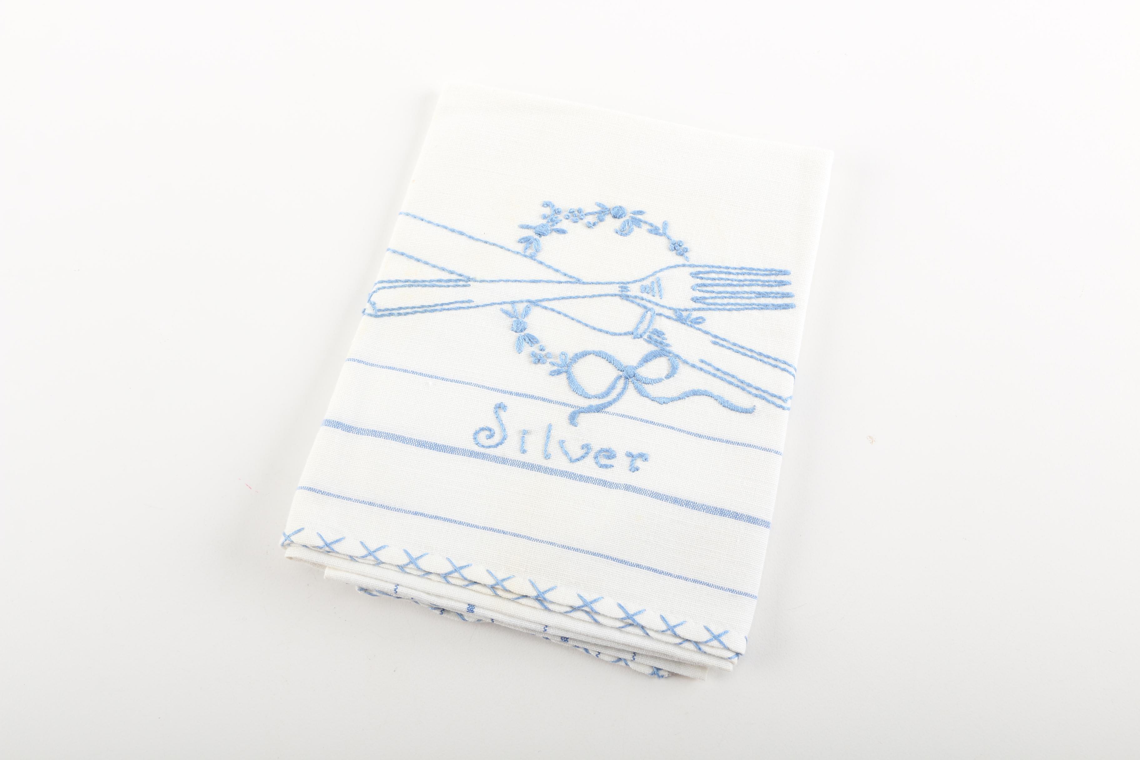 Hand Embroidered Linen Hand Towels