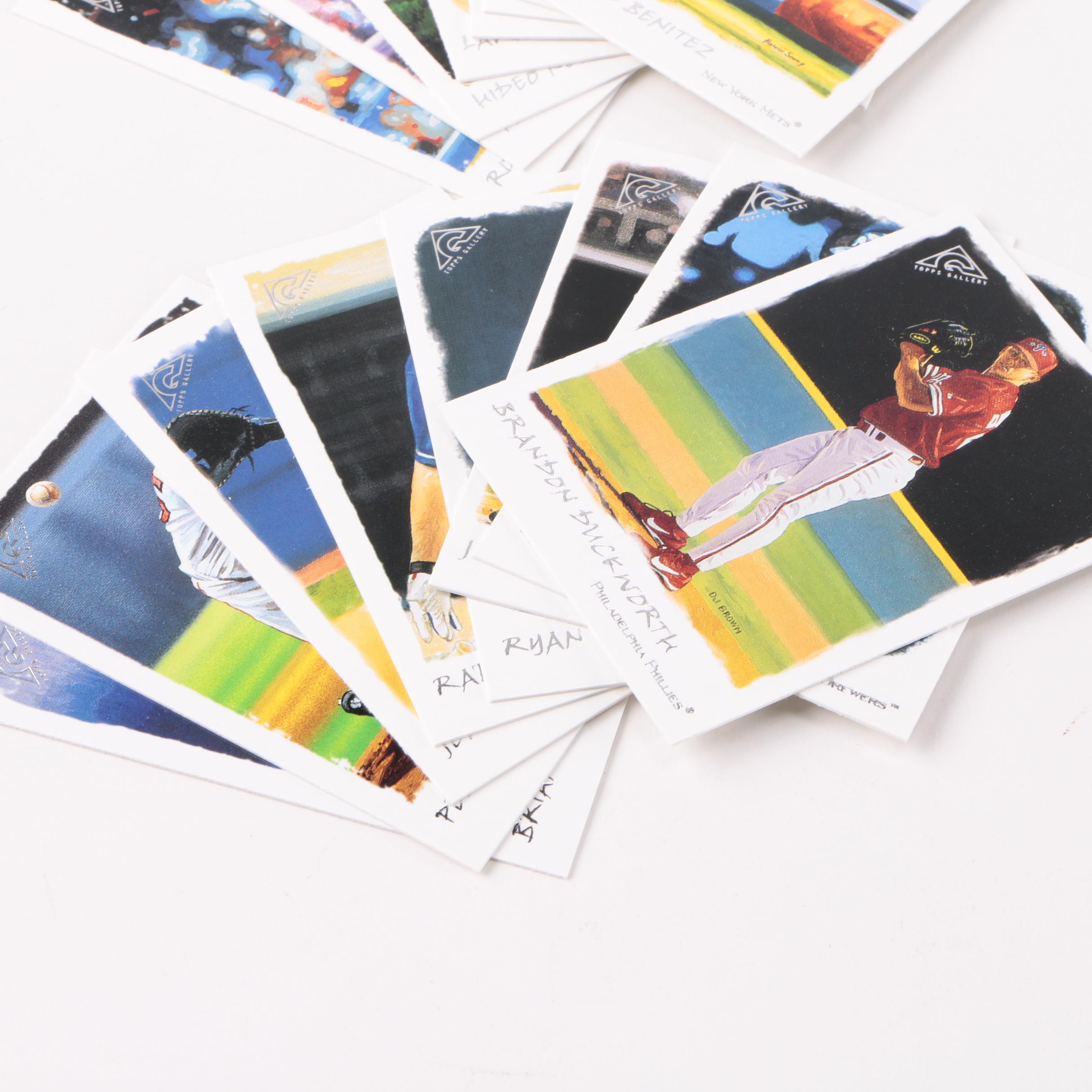 Assortment of Topps Gallery Baseball Cards