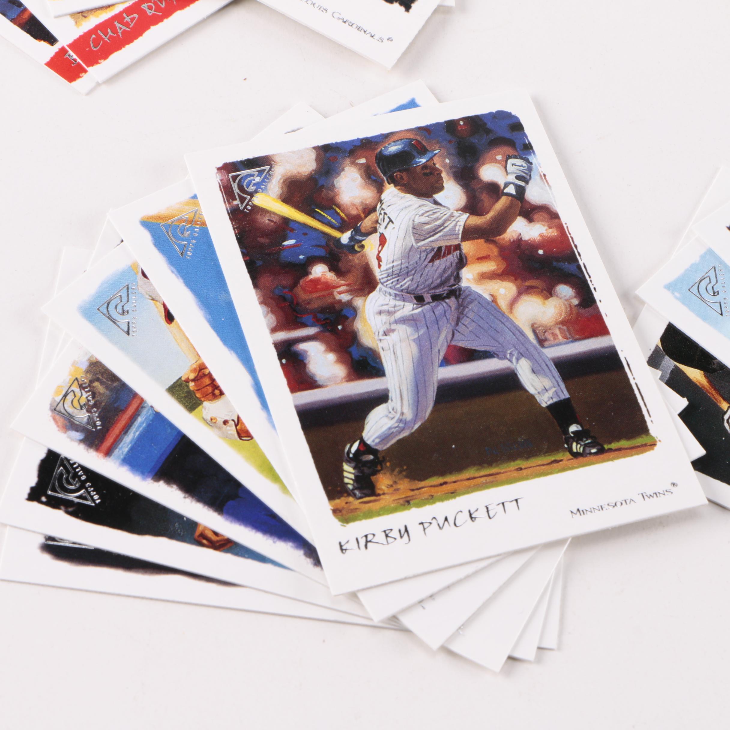 Assortment of Topps Gallery Baseball Cards