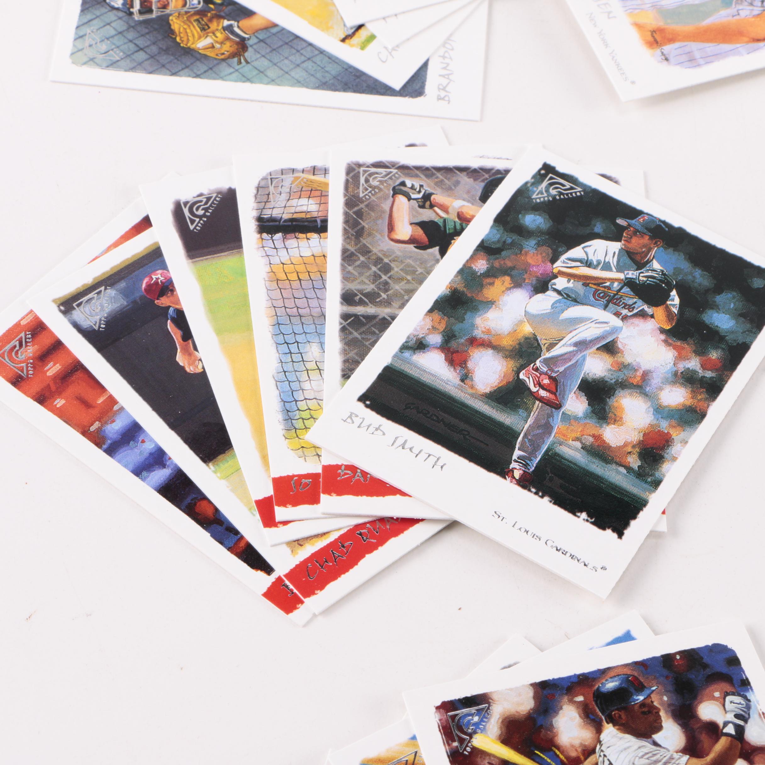 Assortment of Topps Gallery Baseball Cards