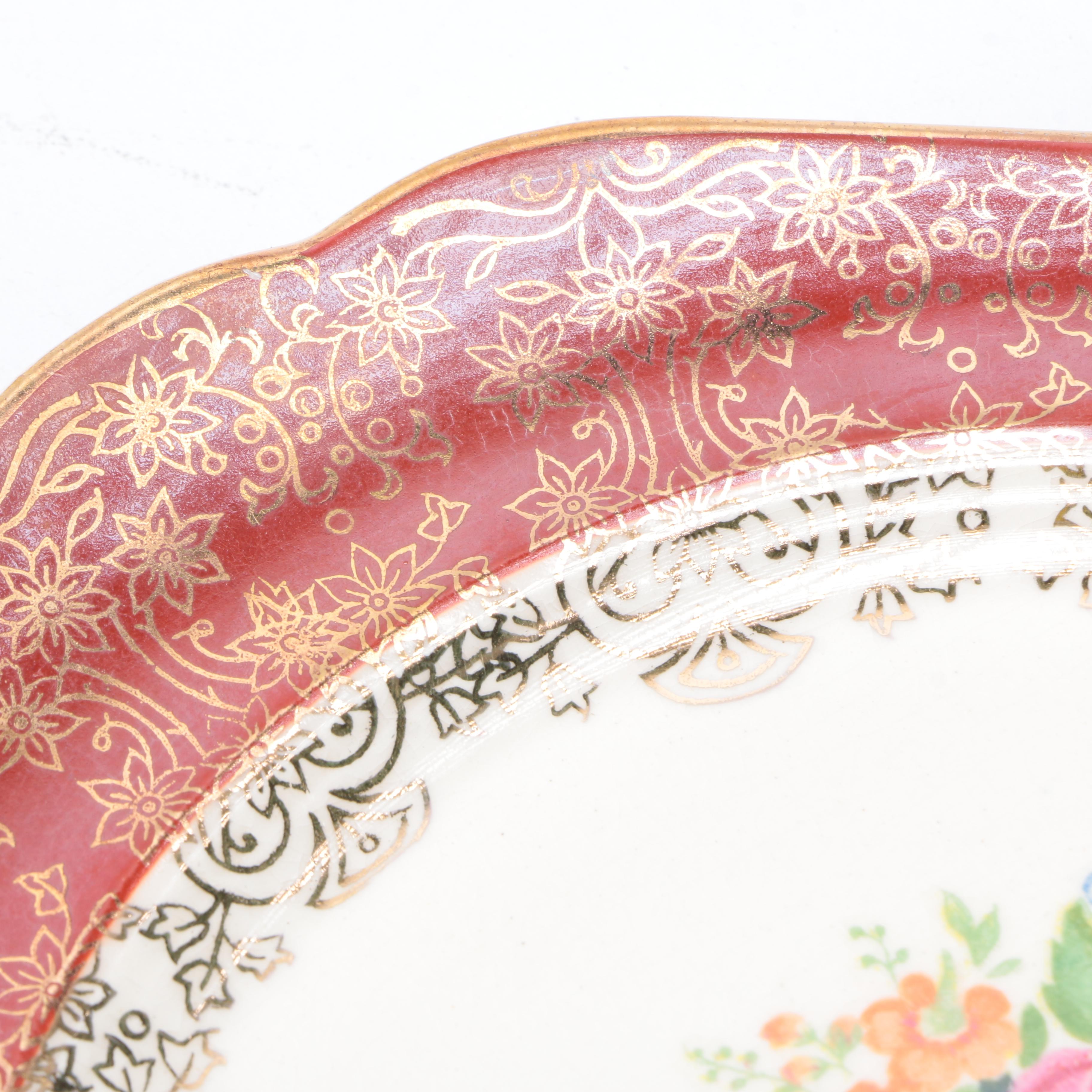 Mid Century 23K Gold Trimmed Salem "Symphony" China Plates