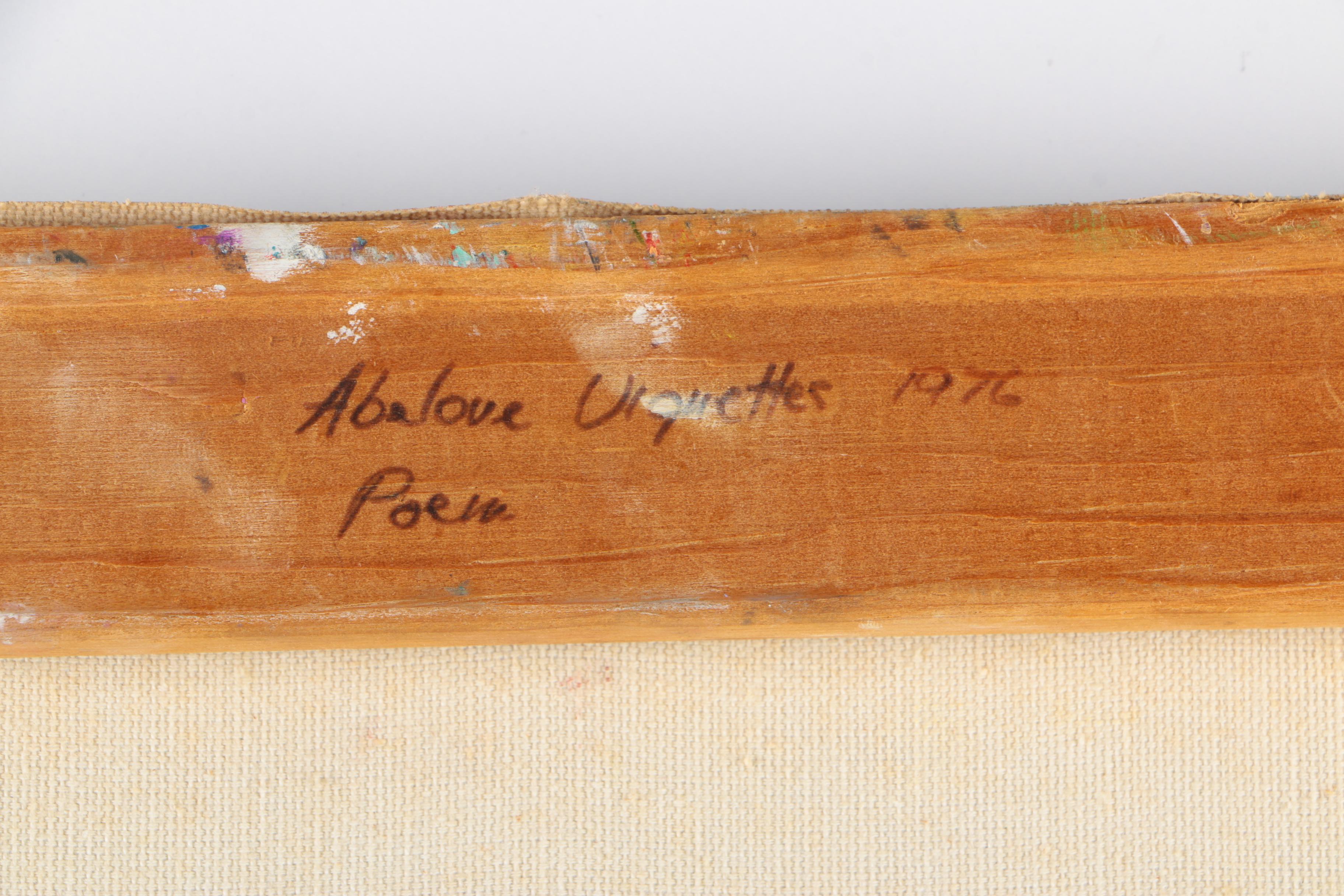 Joan Abelove Oil Painting on Canvas "Poem"