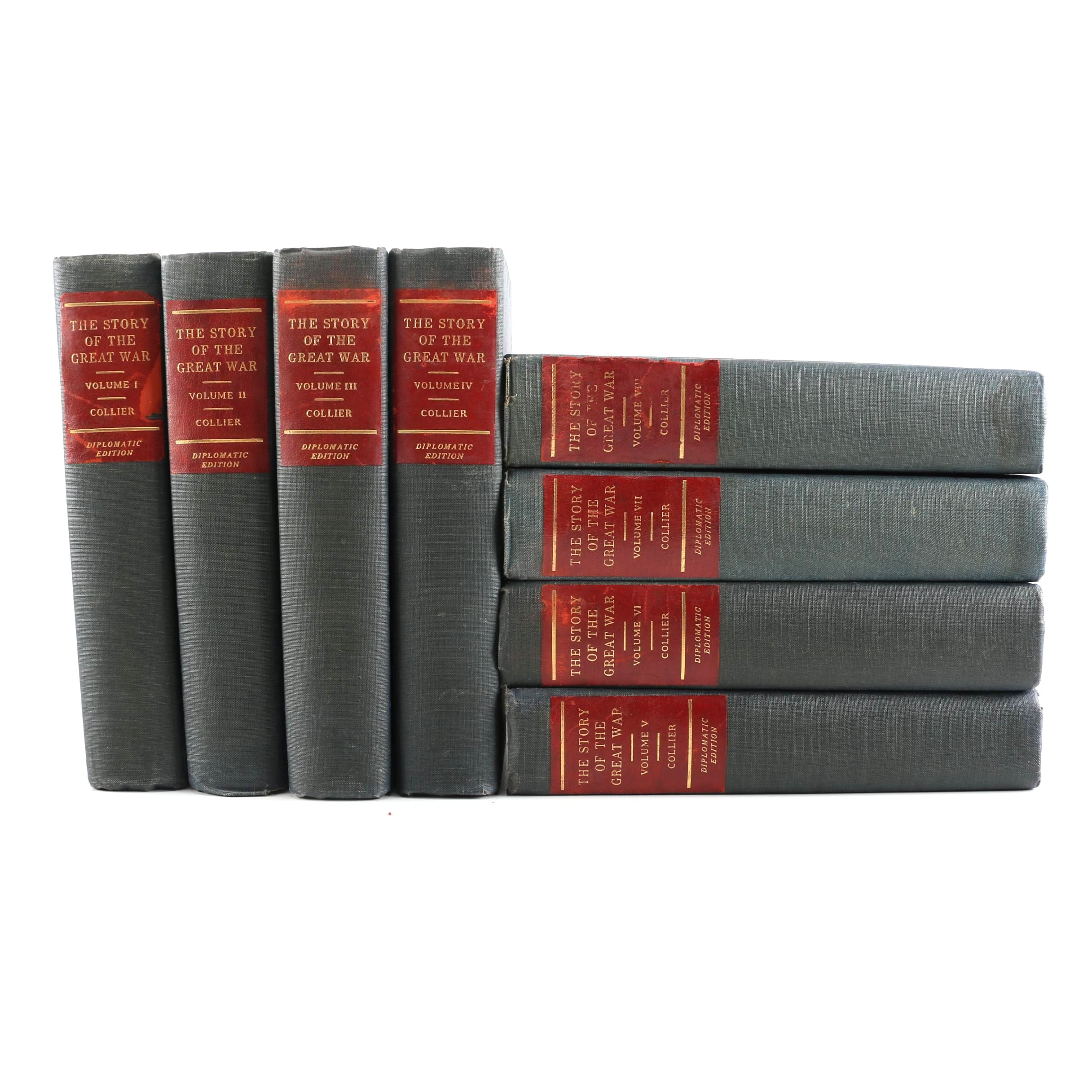 Complete Set of "The Story of the Great War" Collier Diplomatic Edition