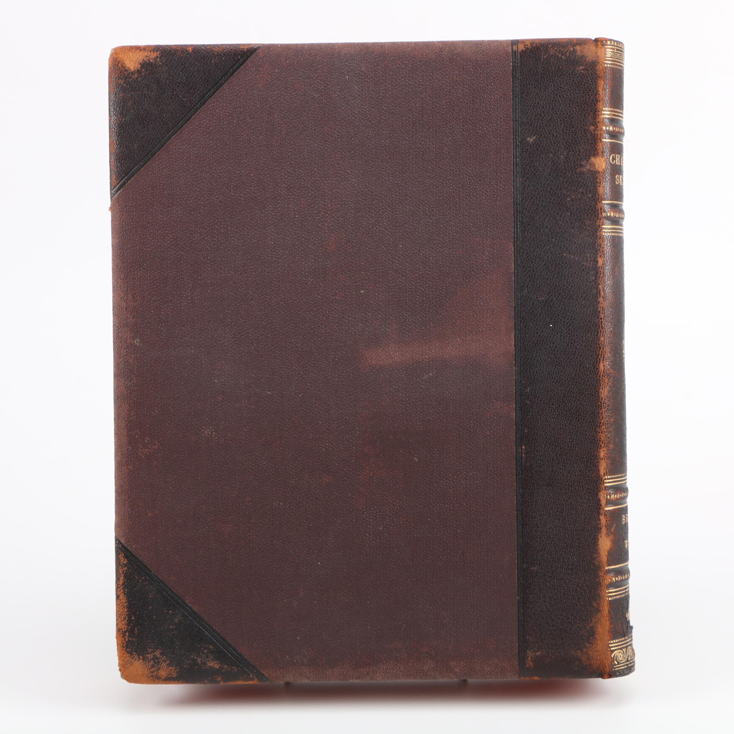 1892 Revised Edition of "Character Sketches of Romance Fiction and the Drama" Volume IV