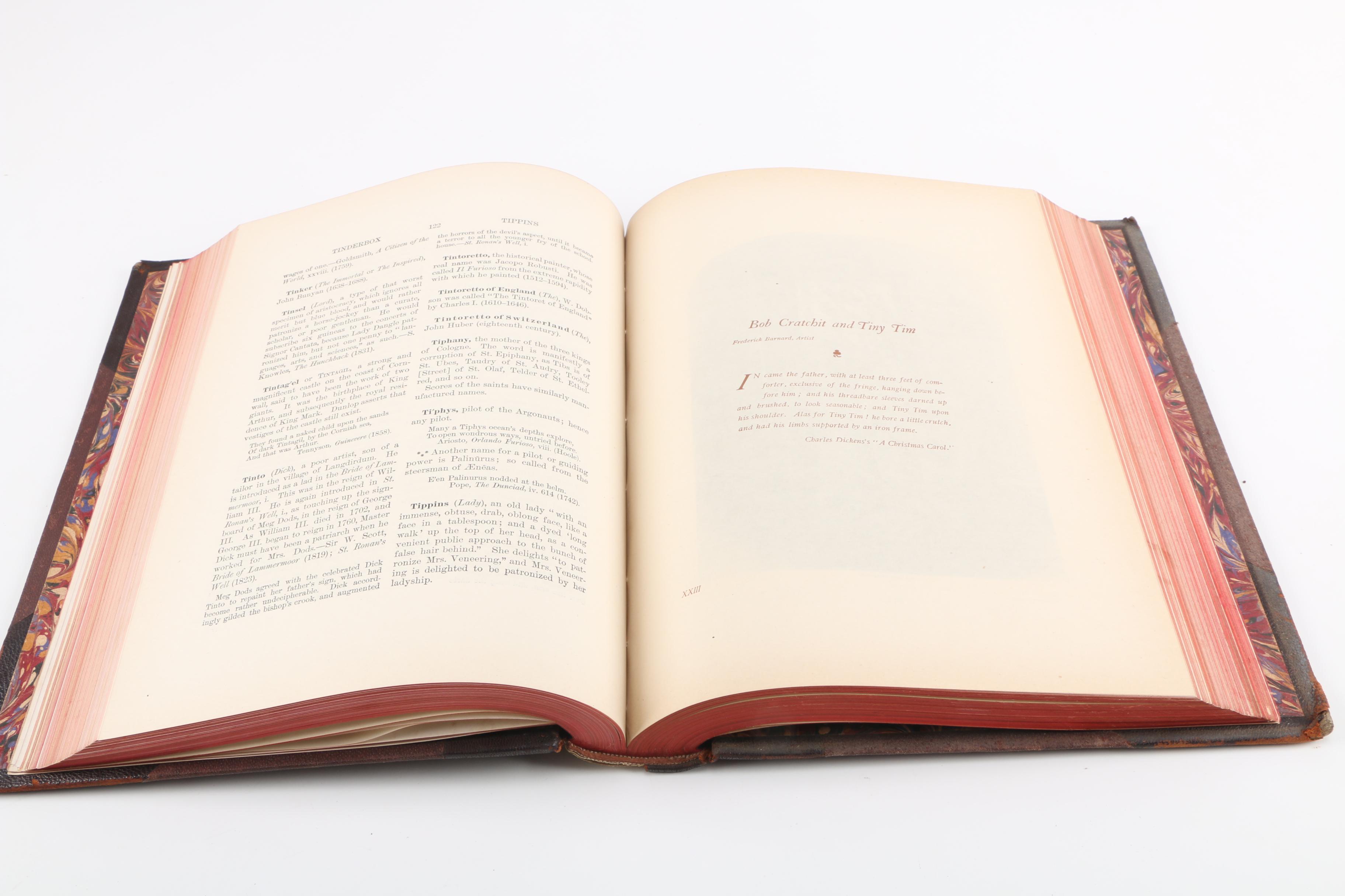 1892 Revised Edition of "Character Sketches of Romance Fiction and the Drama" Volume IV