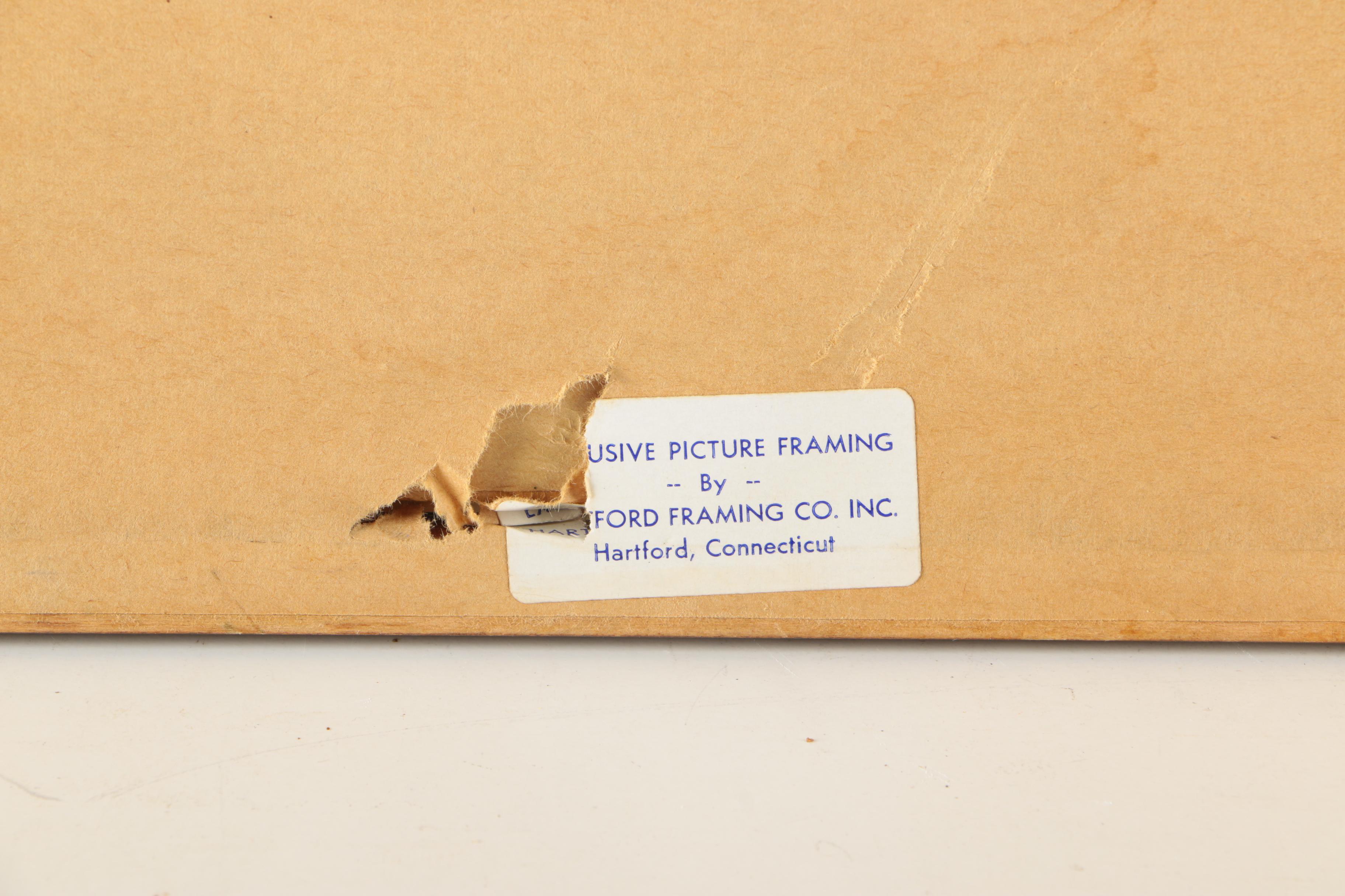 Serigraph of 1967 Exhibition Poster Featuring Roy Lichtenstein's "Brushstrokes"