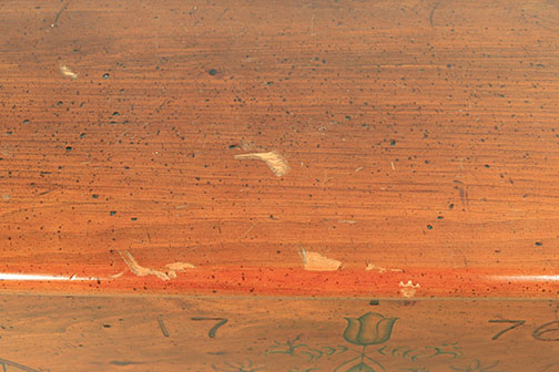 Folk Style Painted Wood Magnavox Stereo Chest