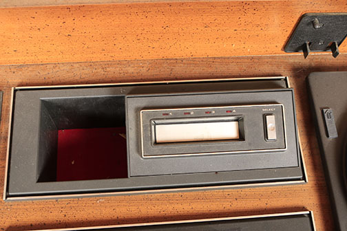 Folk Style Painted Wood Magnavox Stereo Chest