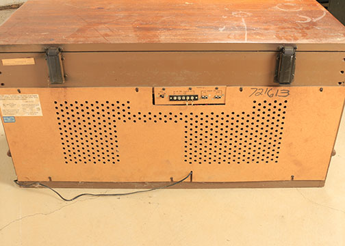 Folk Style Painted Wood Magnavox Stereo Chest