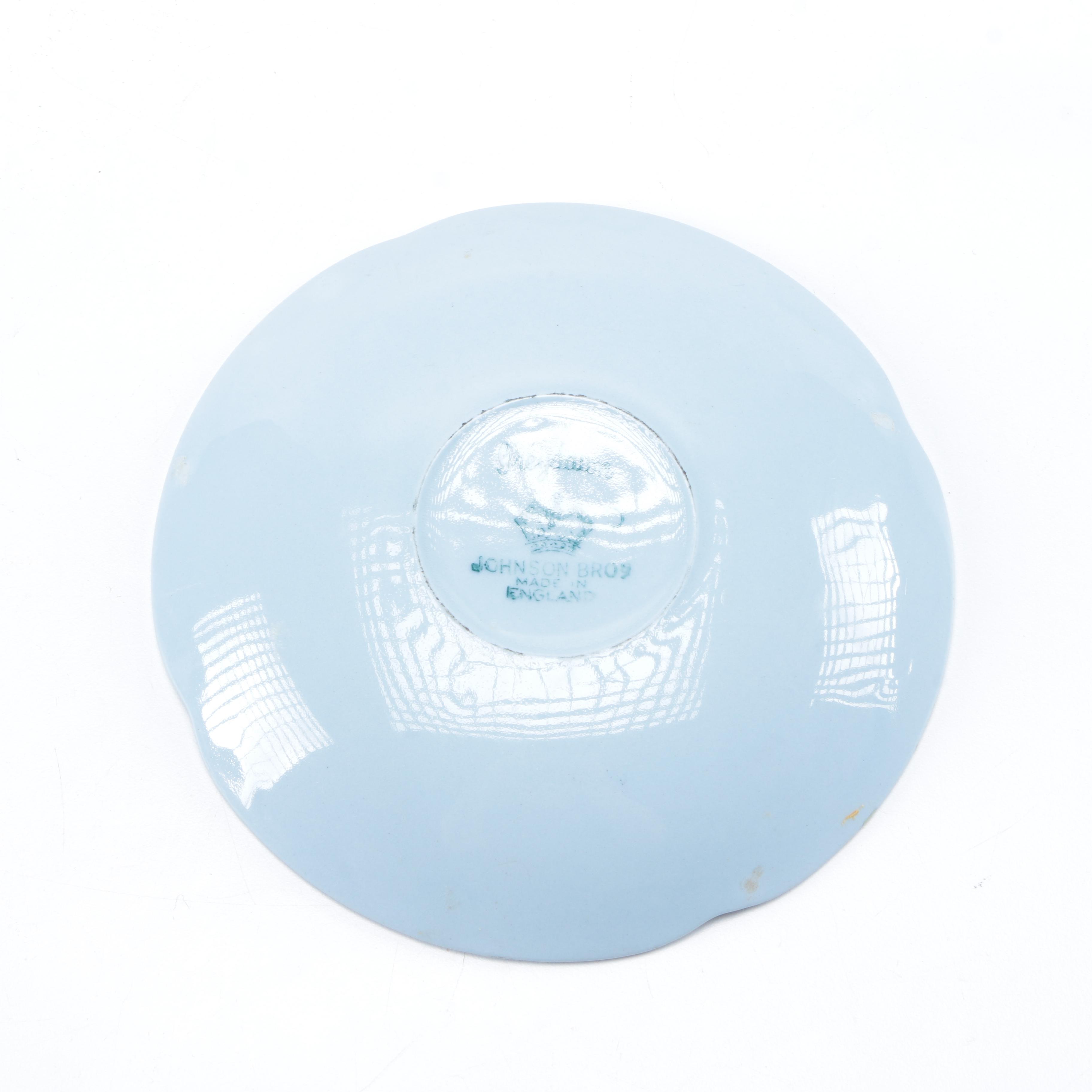 Assorted "Greydawn" Johnson Brothers China Pieces