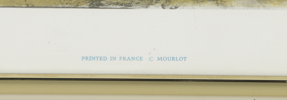 Limited Edition Offset Lithograph on Paper Featuring the Work of Mary Cassatt "The Boating Party"