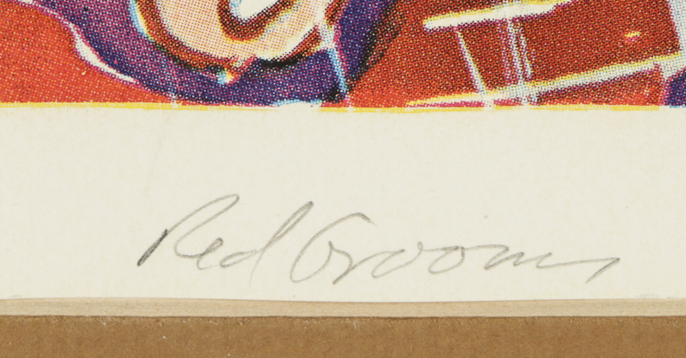 Red Grooms Offset Lithograph on Paper "Blewy"