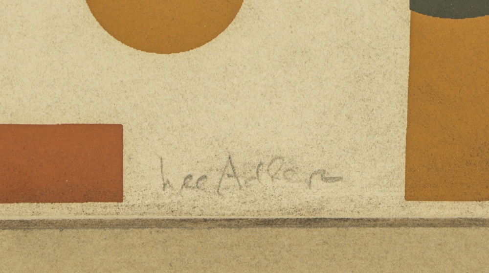 Lee Adler Limited Edition Serigraph on Paper "Electric Circuit II"