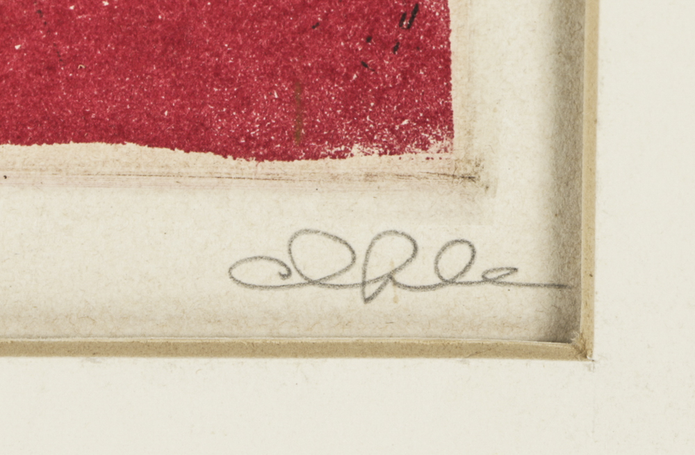 John Ihle Limited Edition Intaglio Print on Paper "Cry Wolf"