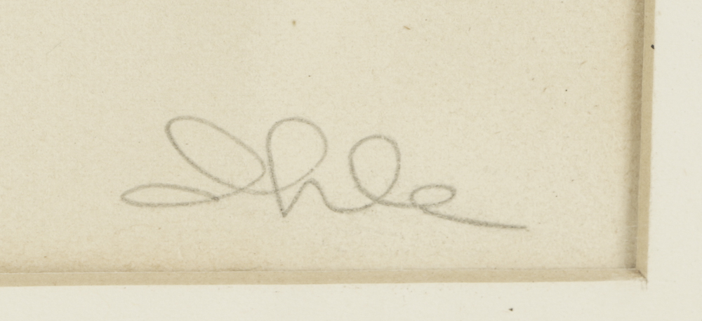 John Ihle Limited Edition Aquatint Etching on Paper "Alphonsus"