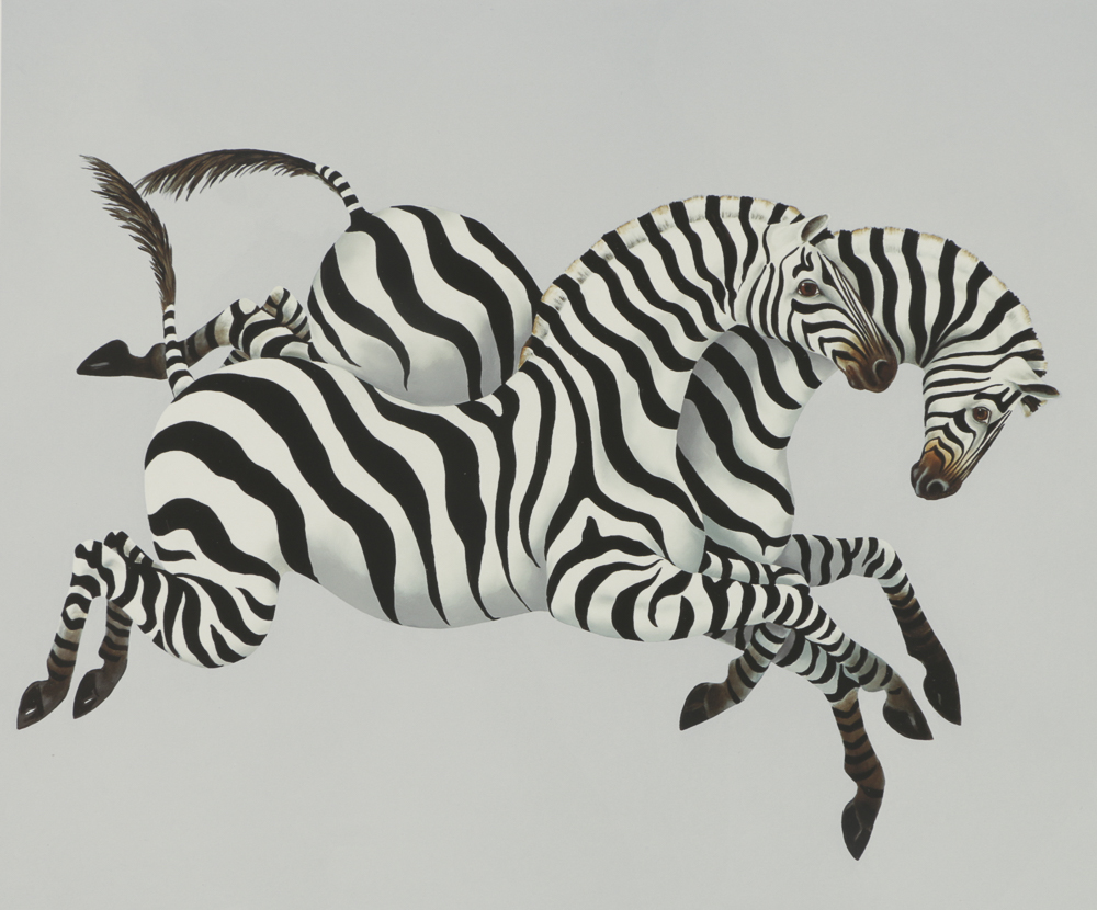 Pair of Signed Giclees on Paper "United Works" by Gisela Pferdekamper