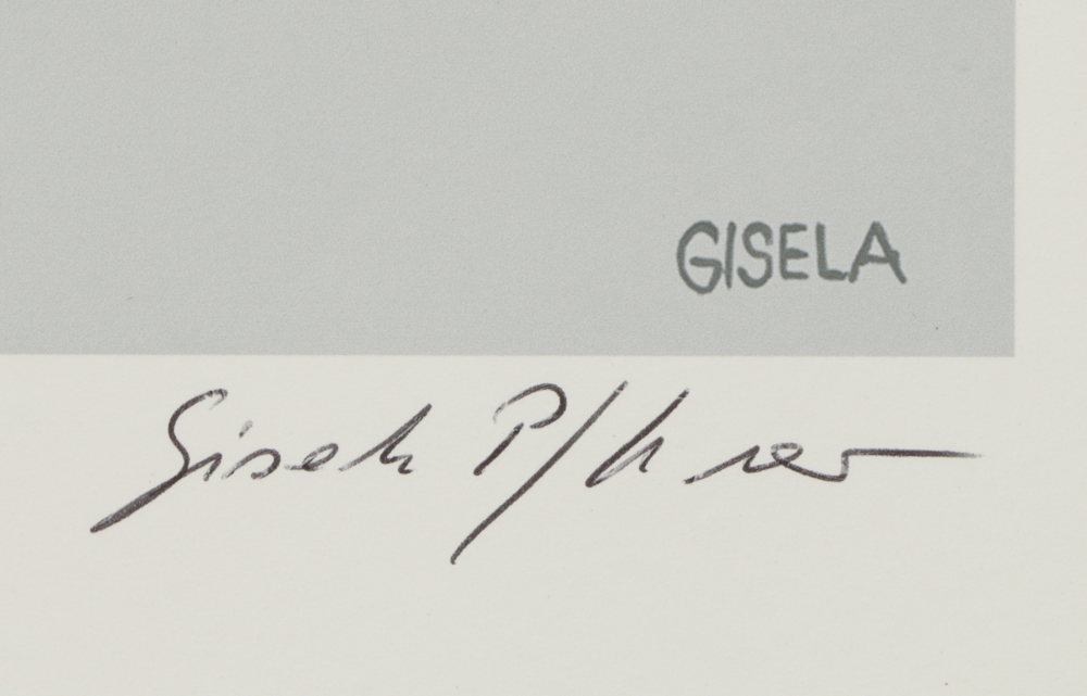 Pair of Signed Giclees on Paper "United Works" by Gisela Pferdekamper