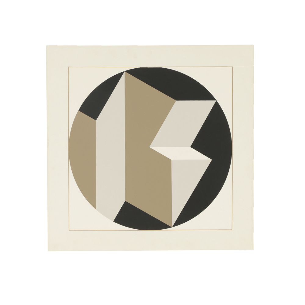 Serigraph on Paper Abstract Composition